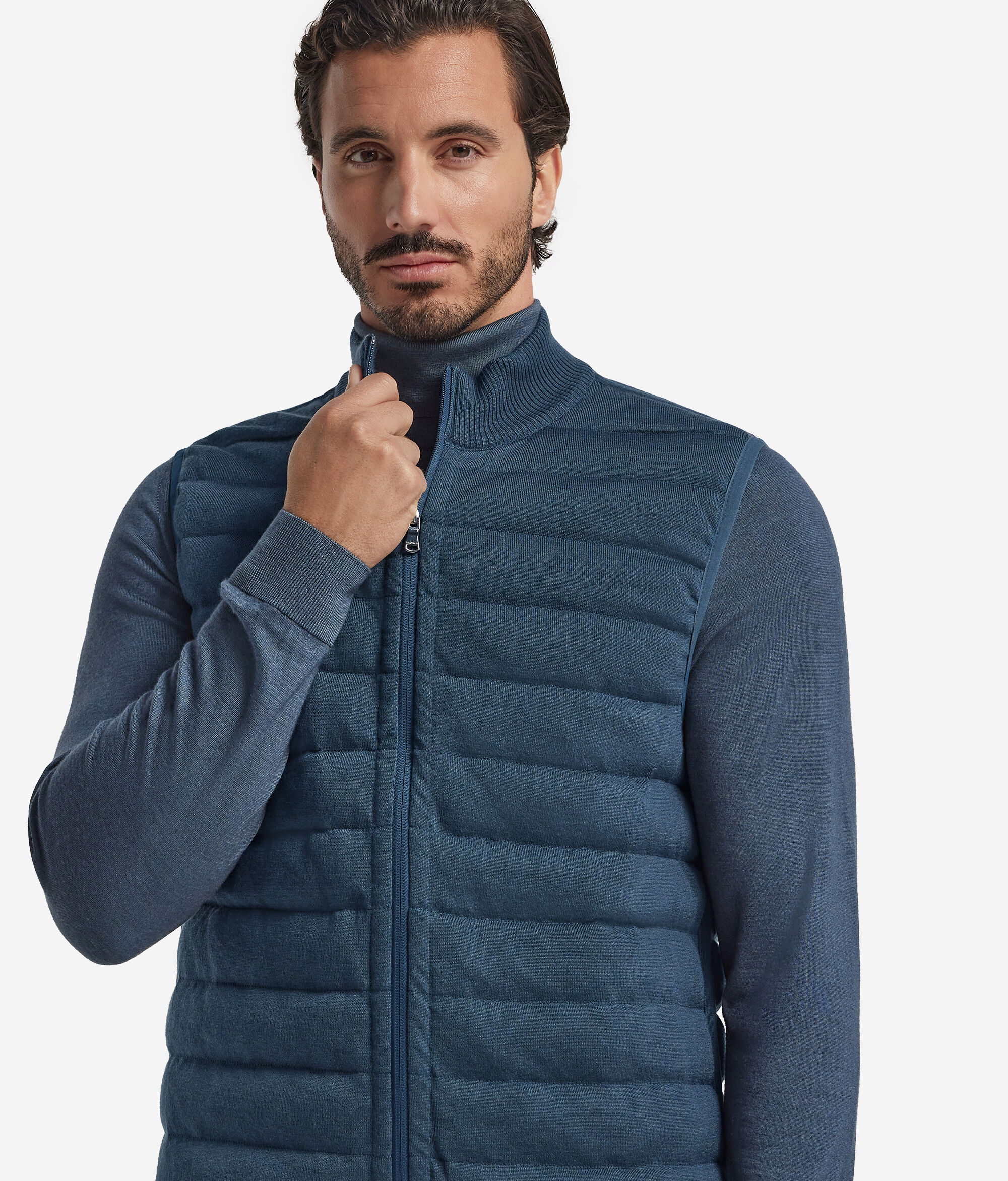 Reversible Cashmere Down Gilet