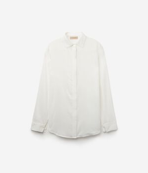 Camicia Colletto Mussola in Cotone e Seta