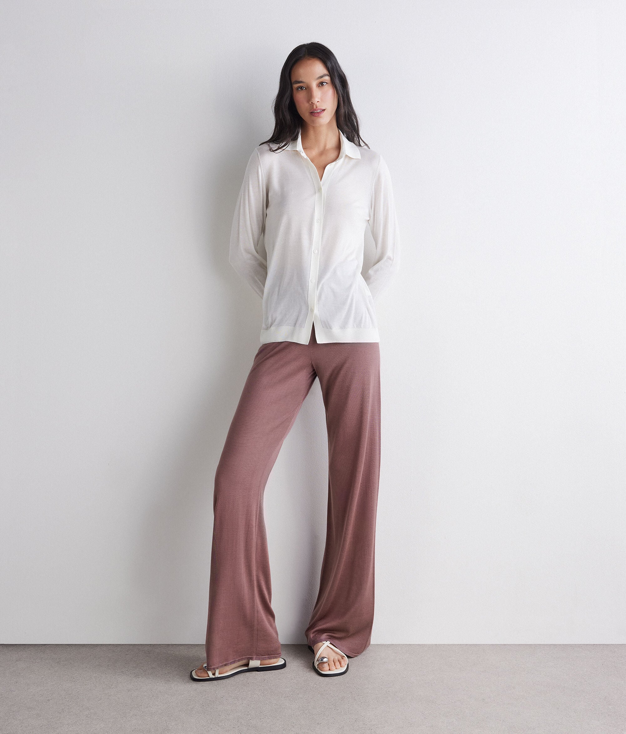 Pantalon en soie