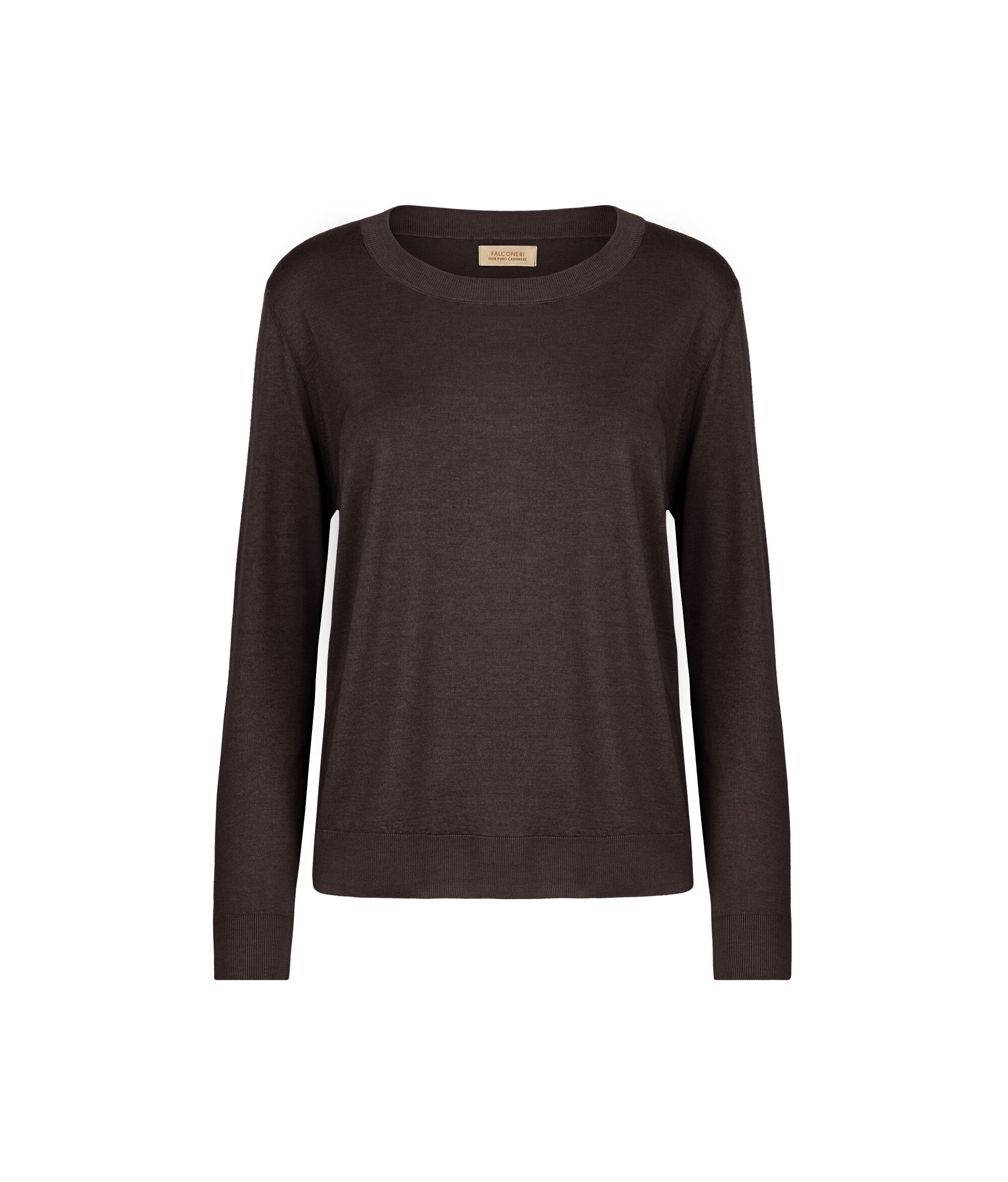 Svetřík s Kulatým Výstřihem z Kašmíru Ultrafine