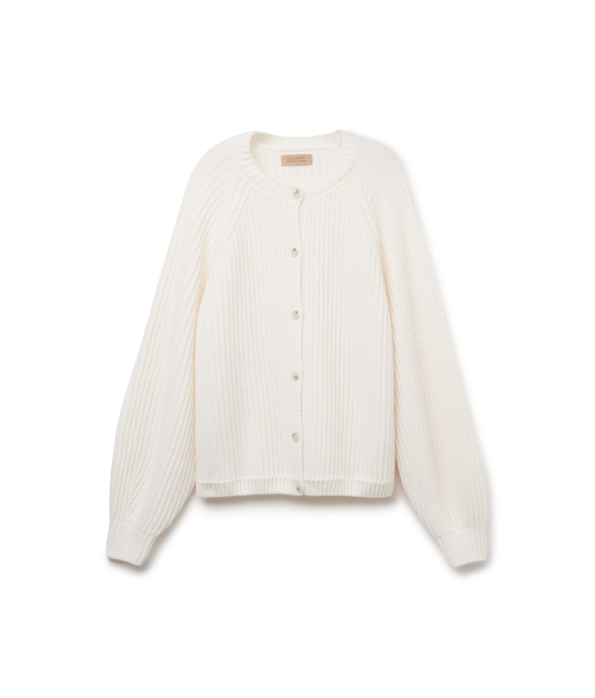 Ultrasoft Cashmere Ribbed Motif Cardigan