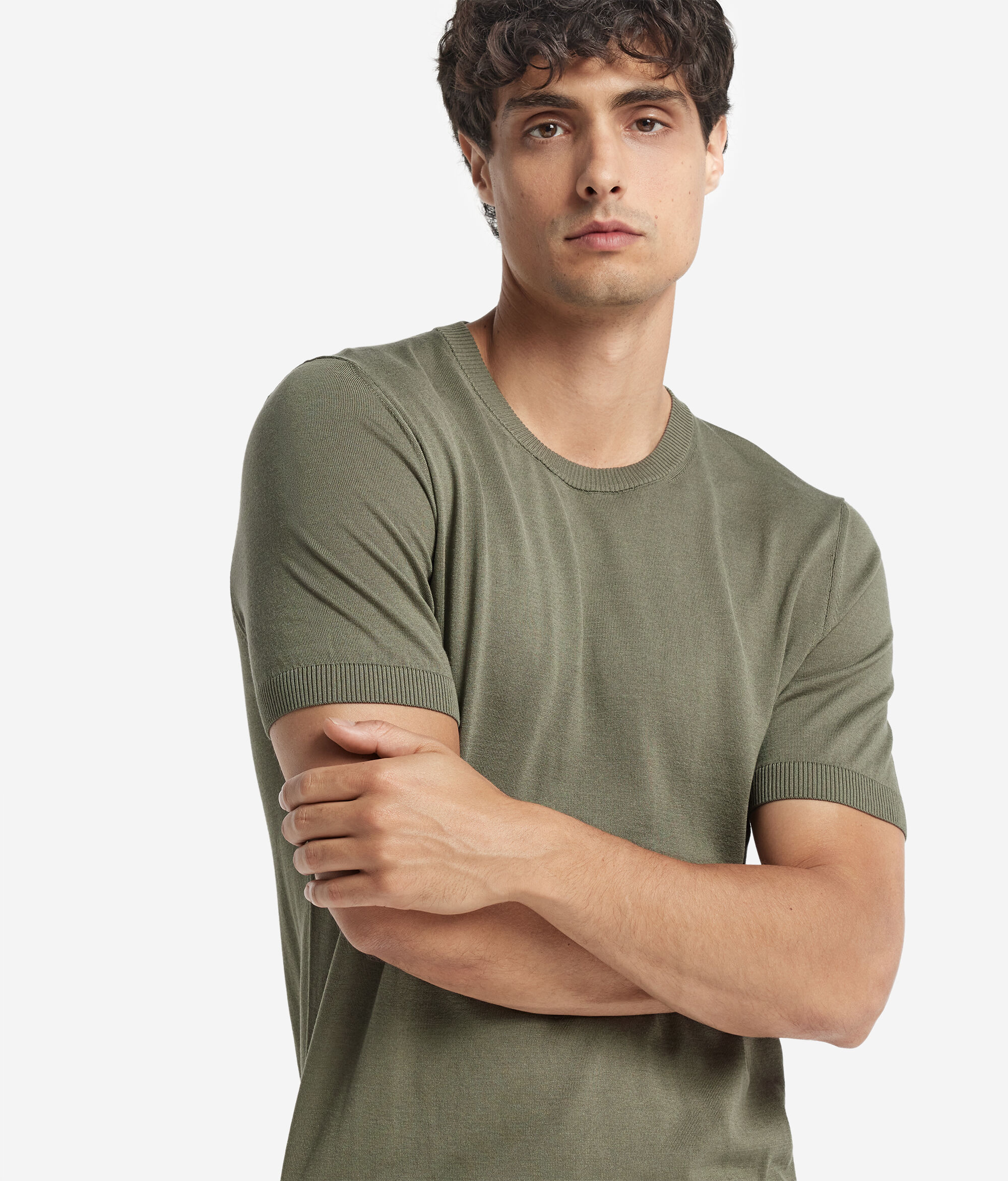 Κοντομάνικο T-Shirt από Silk Cotton