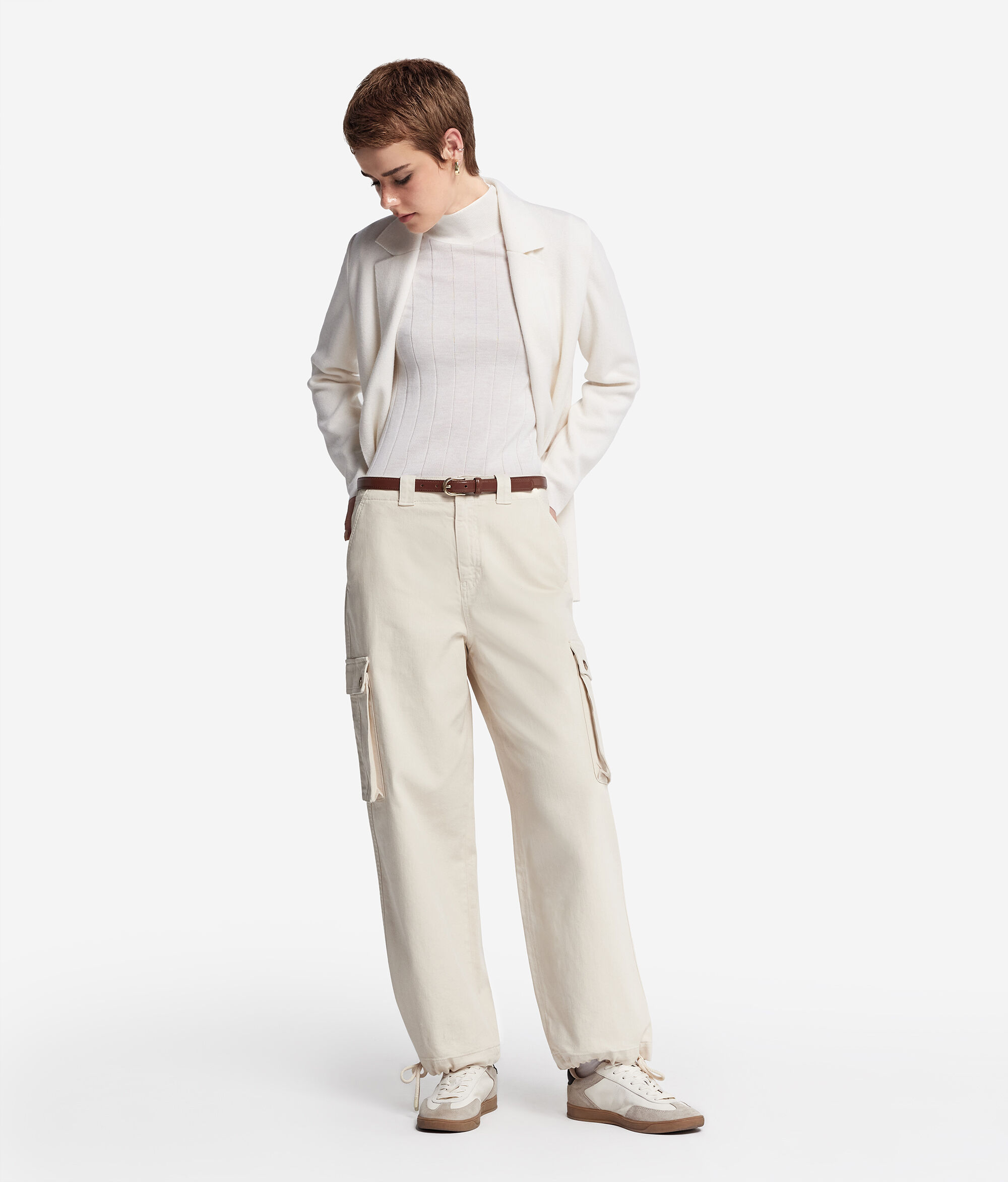 Брюки карго из хлопка