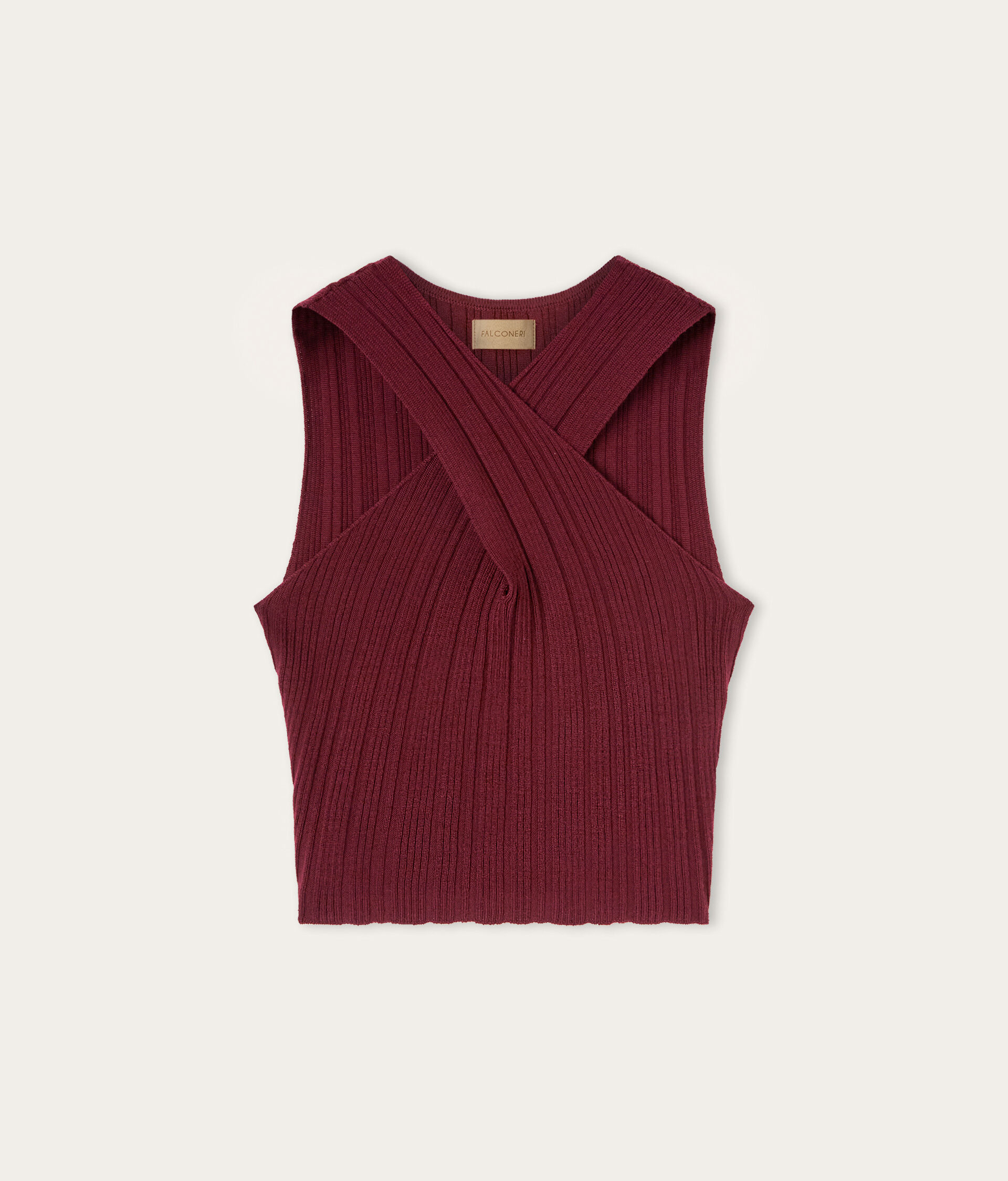 Ribbed wool top
