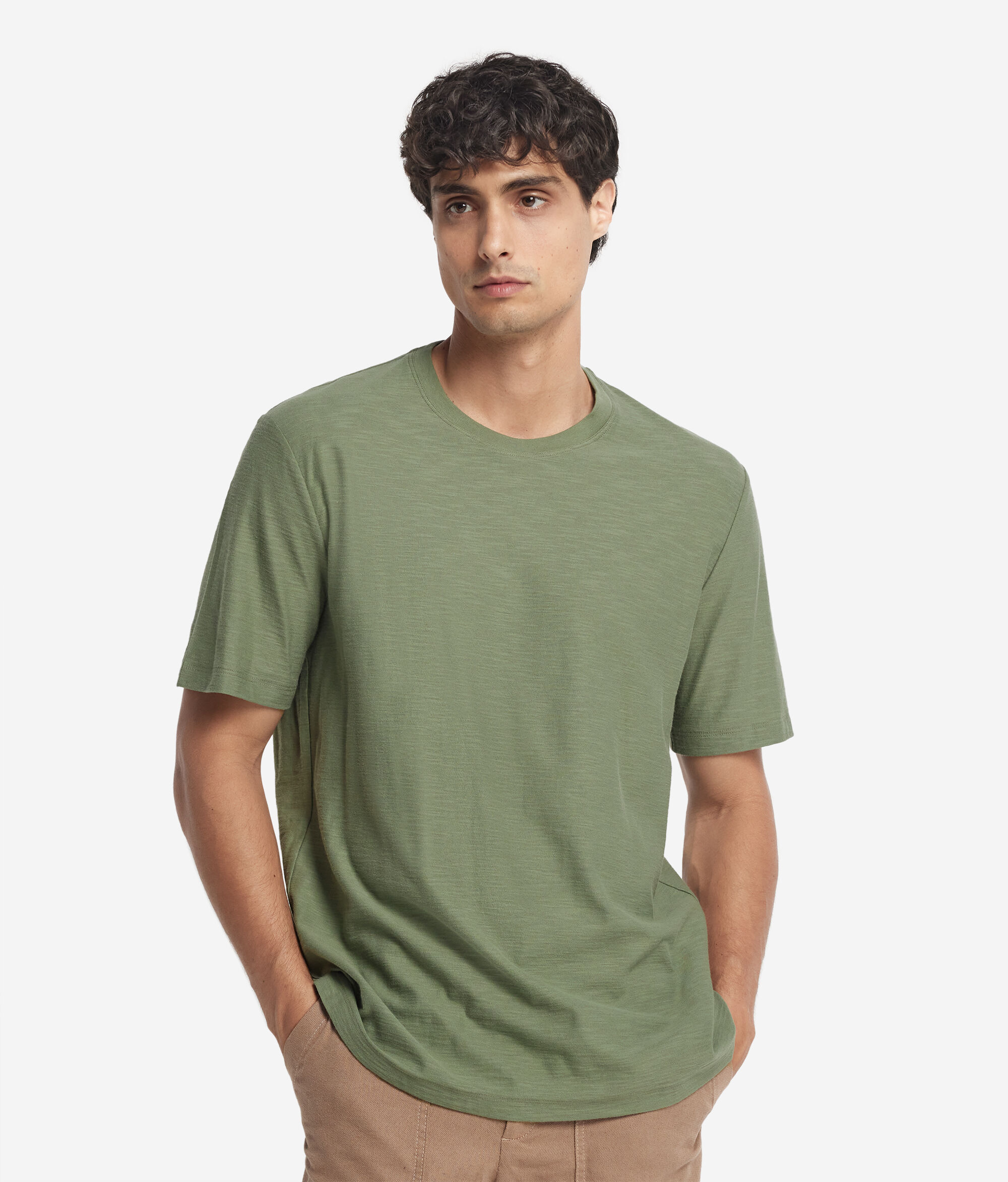 Camiseta con manga corta twist