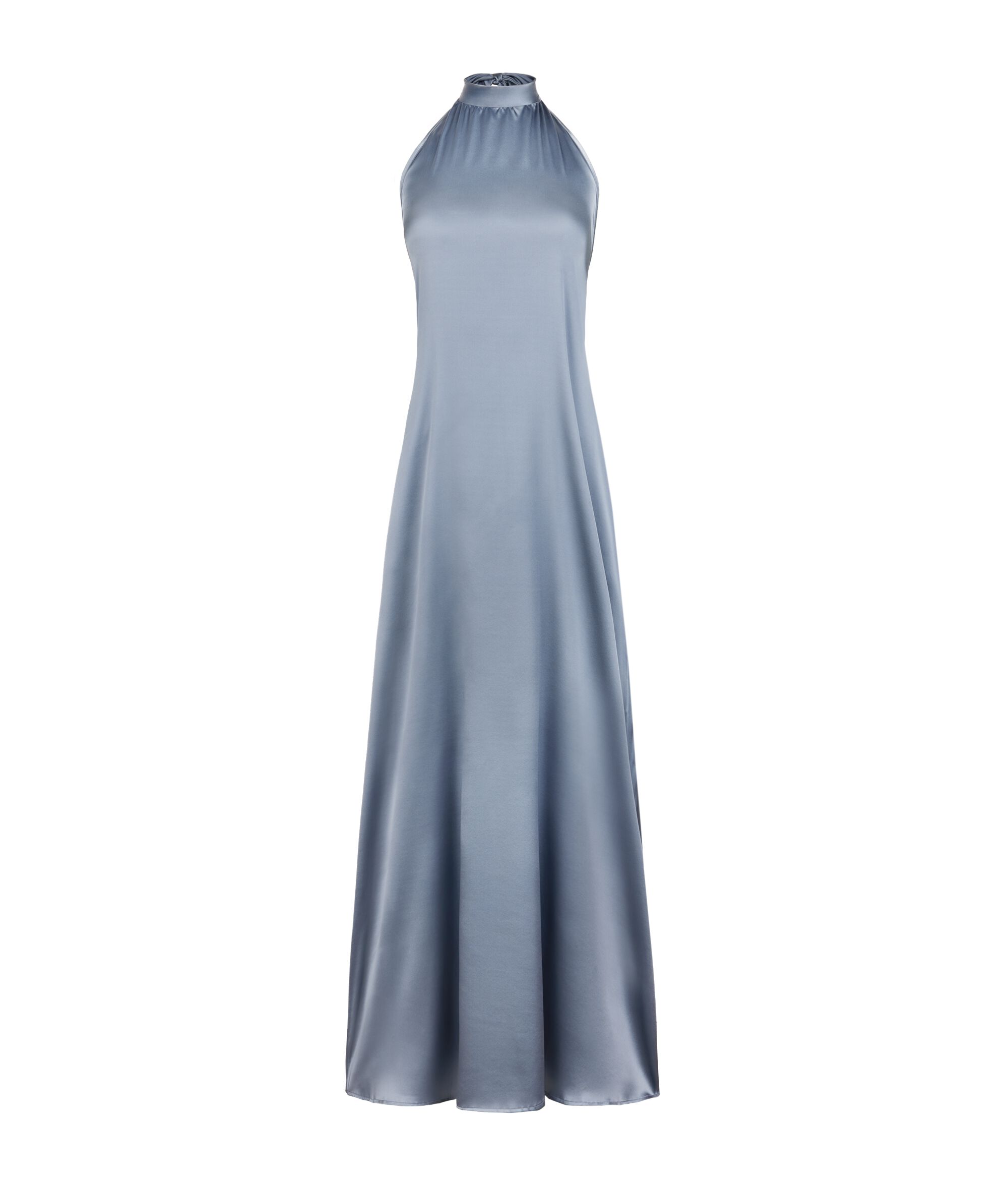Silk Dress with Halter Neck