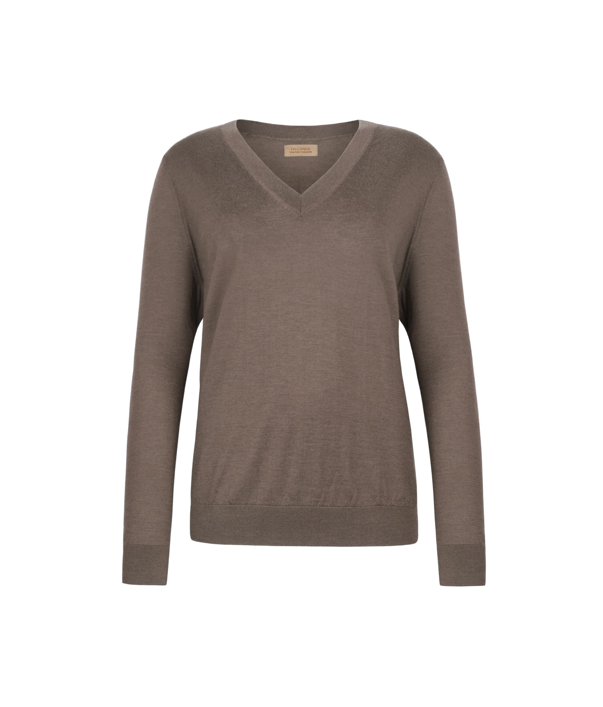 Pull à col V en cachemire ultra-fin