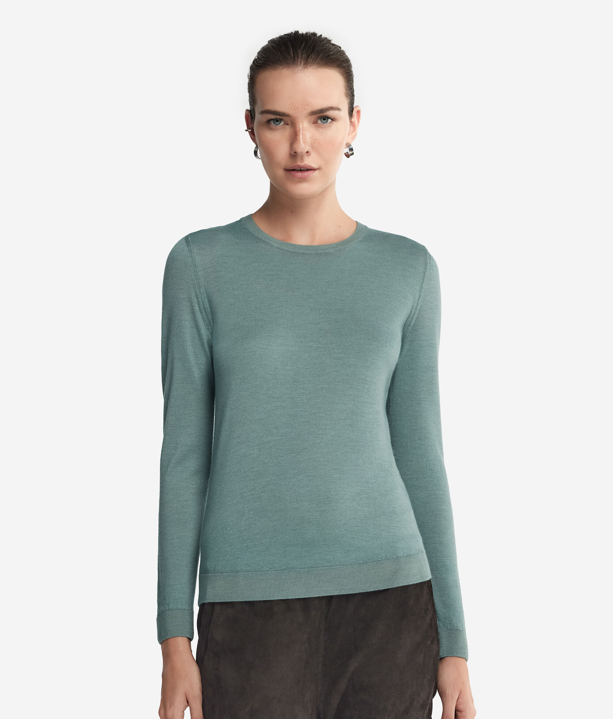 Maglia girocollo in Cashmere Ultrafine
