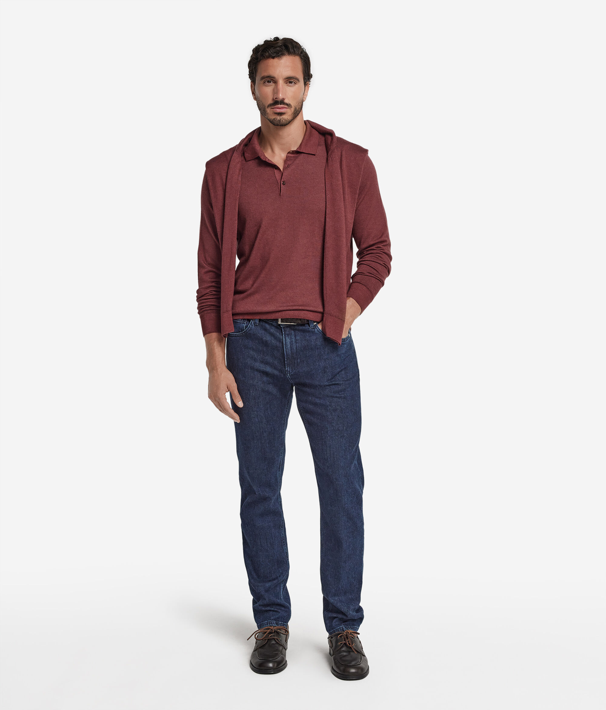 Poloshirt aus Kaschmir Ultrafine