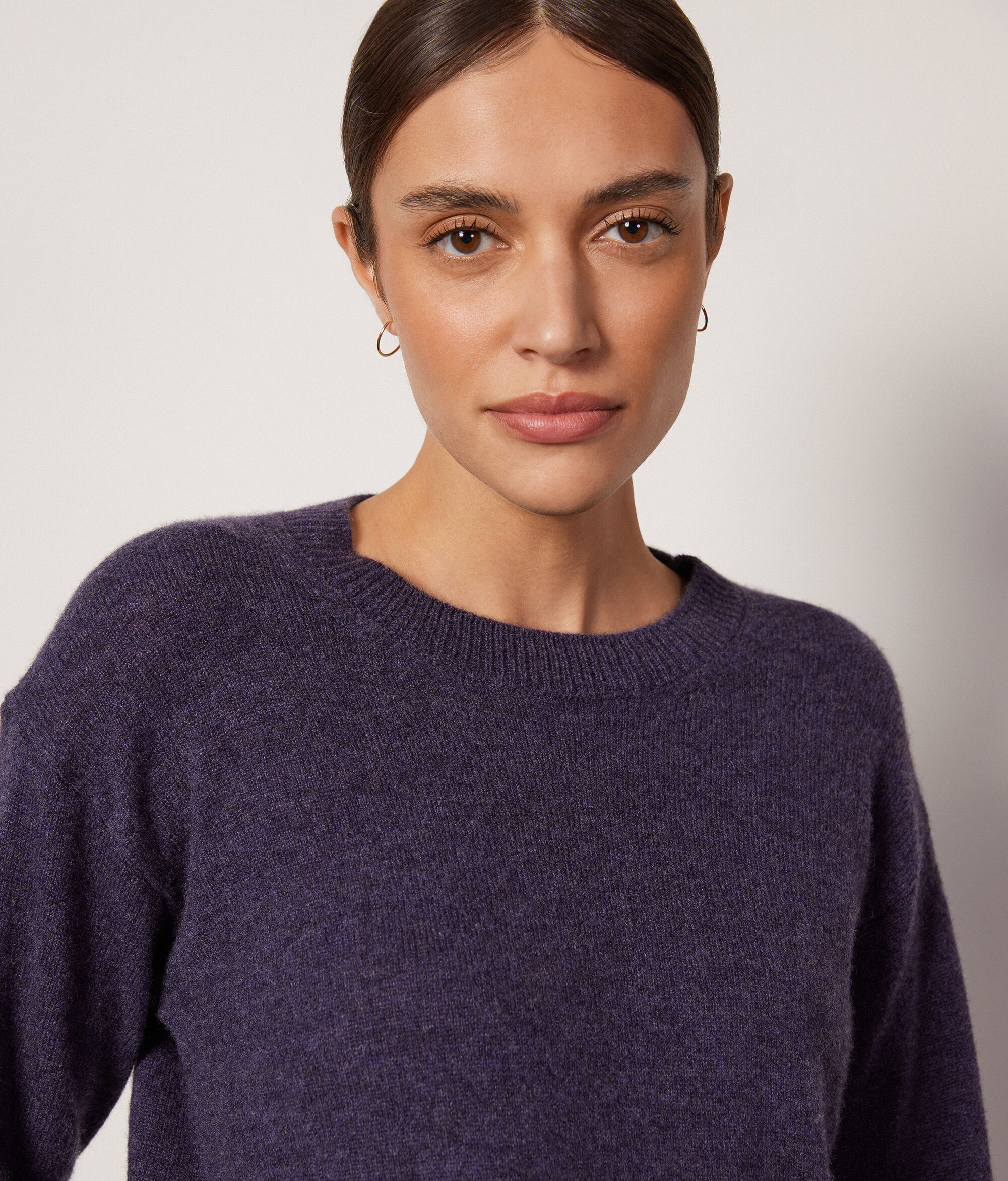 Pull femme en cachemire ultra-doux à col rond