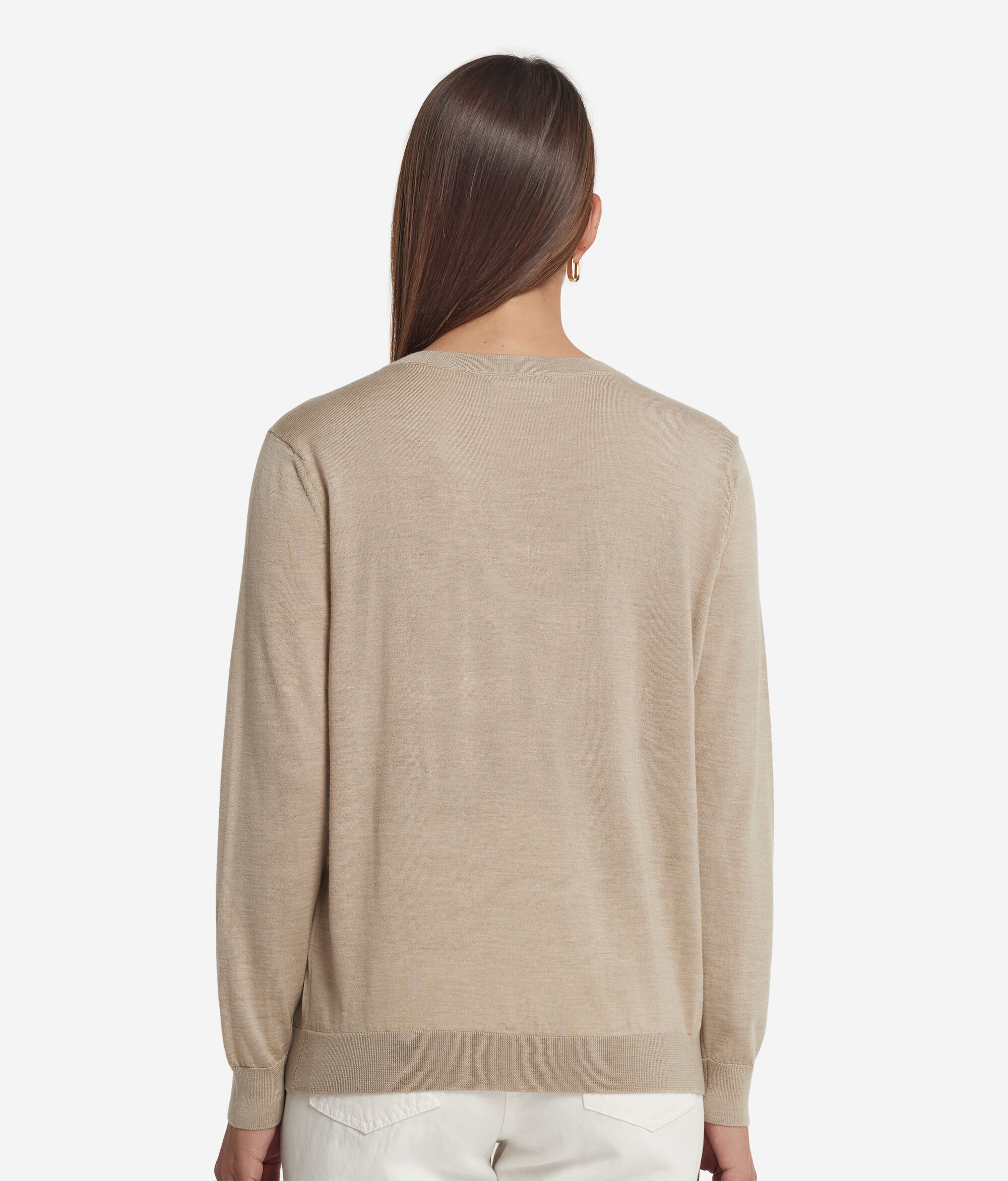 Ultrafine Cashmere V-Neck Sweater