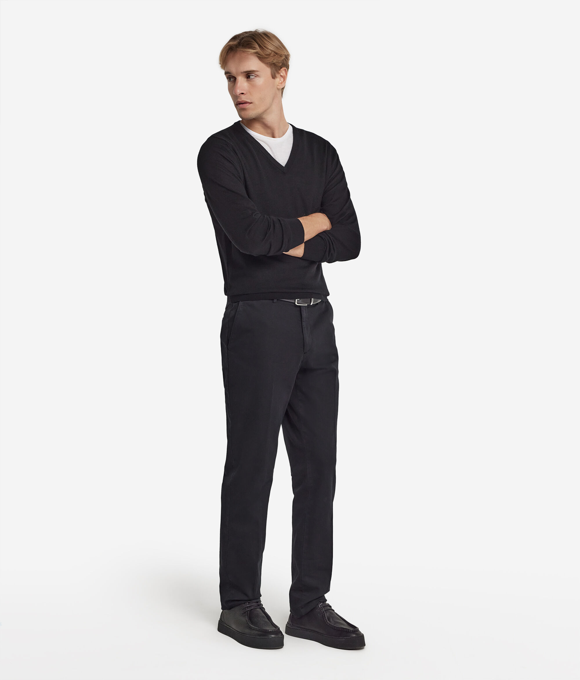 Ultrafine Cashmere V-Neck Jumper