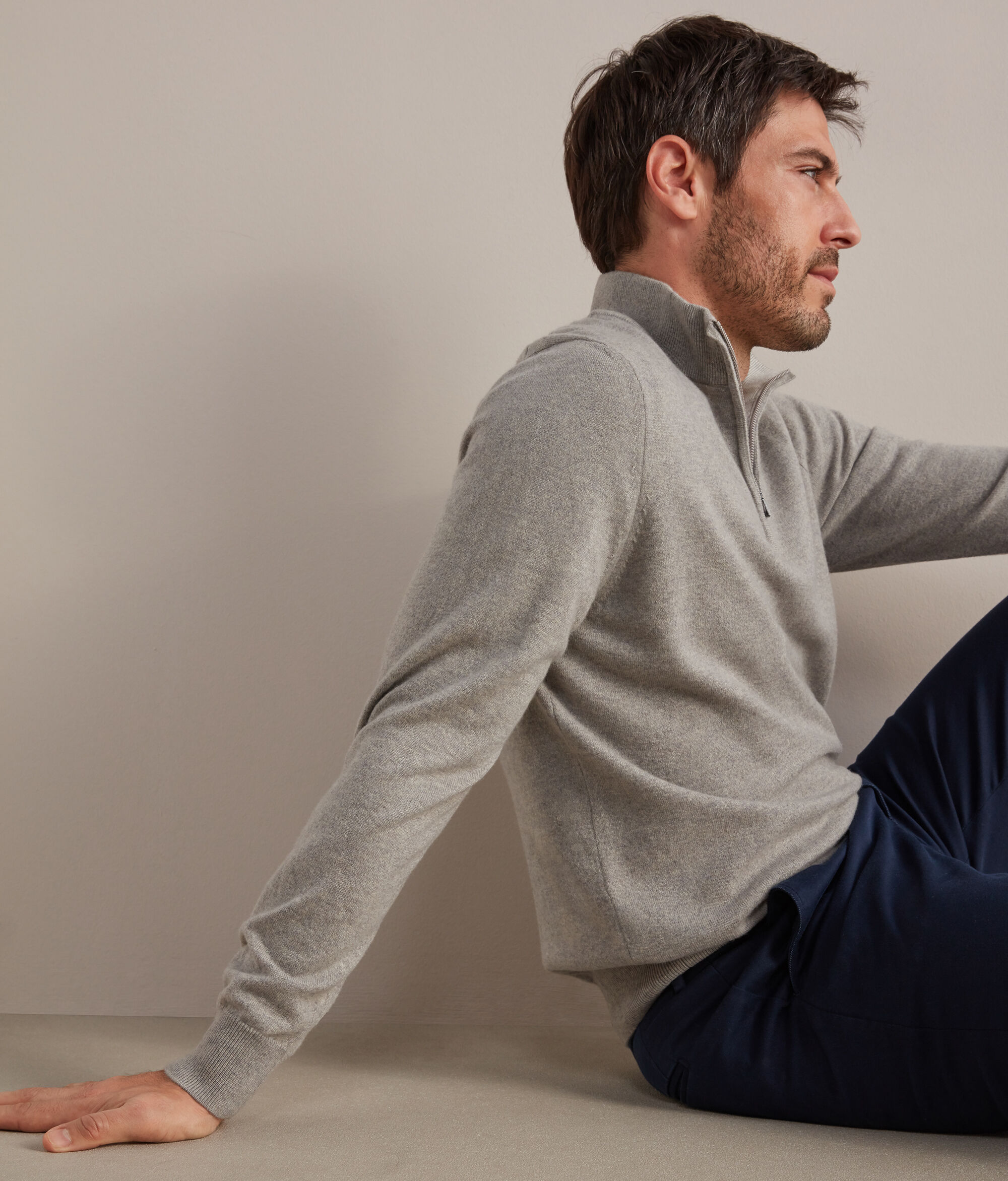 Pull camionneur homme en cachemire ultra-doux