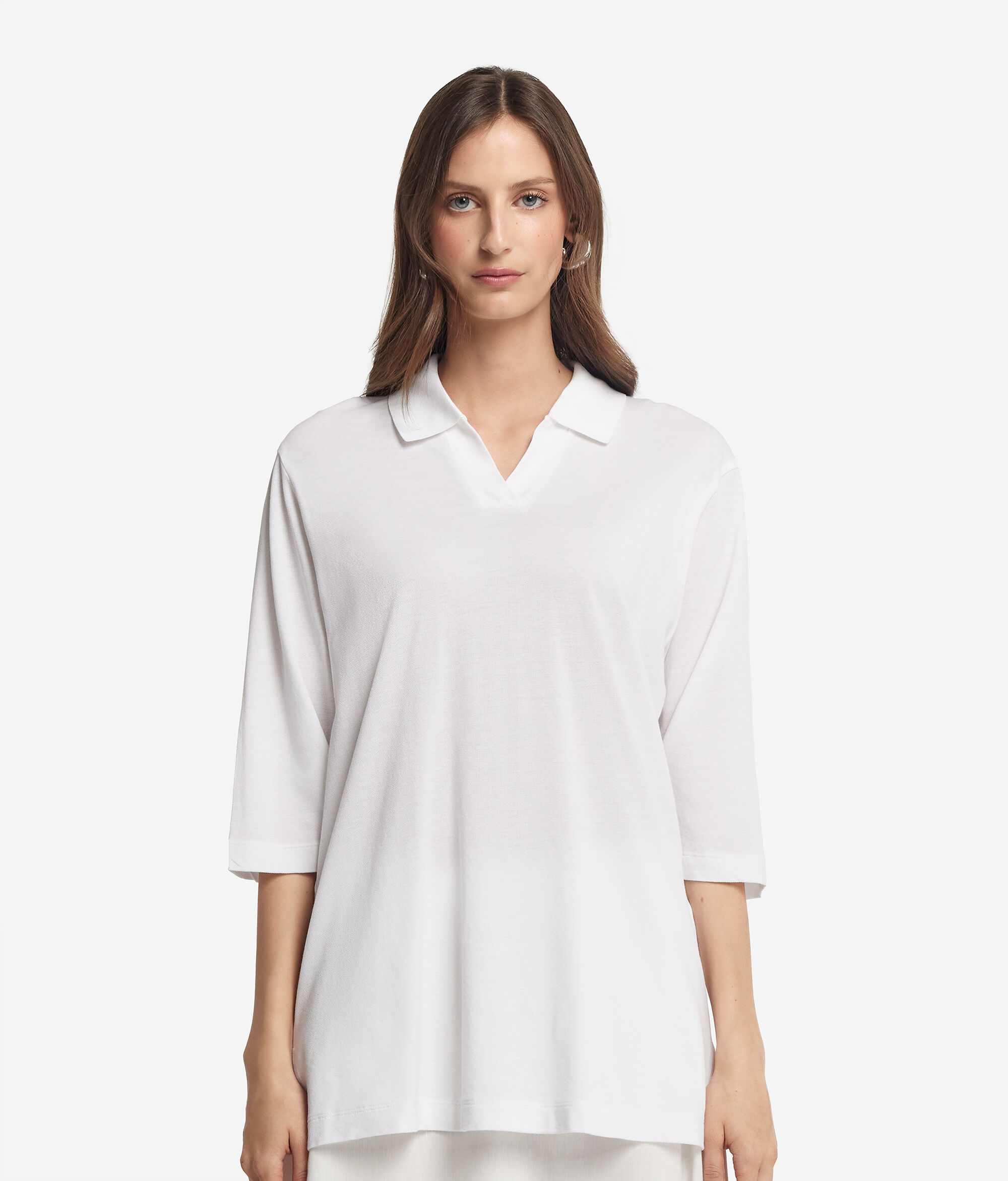 Cotton Piqué and Silk Polo