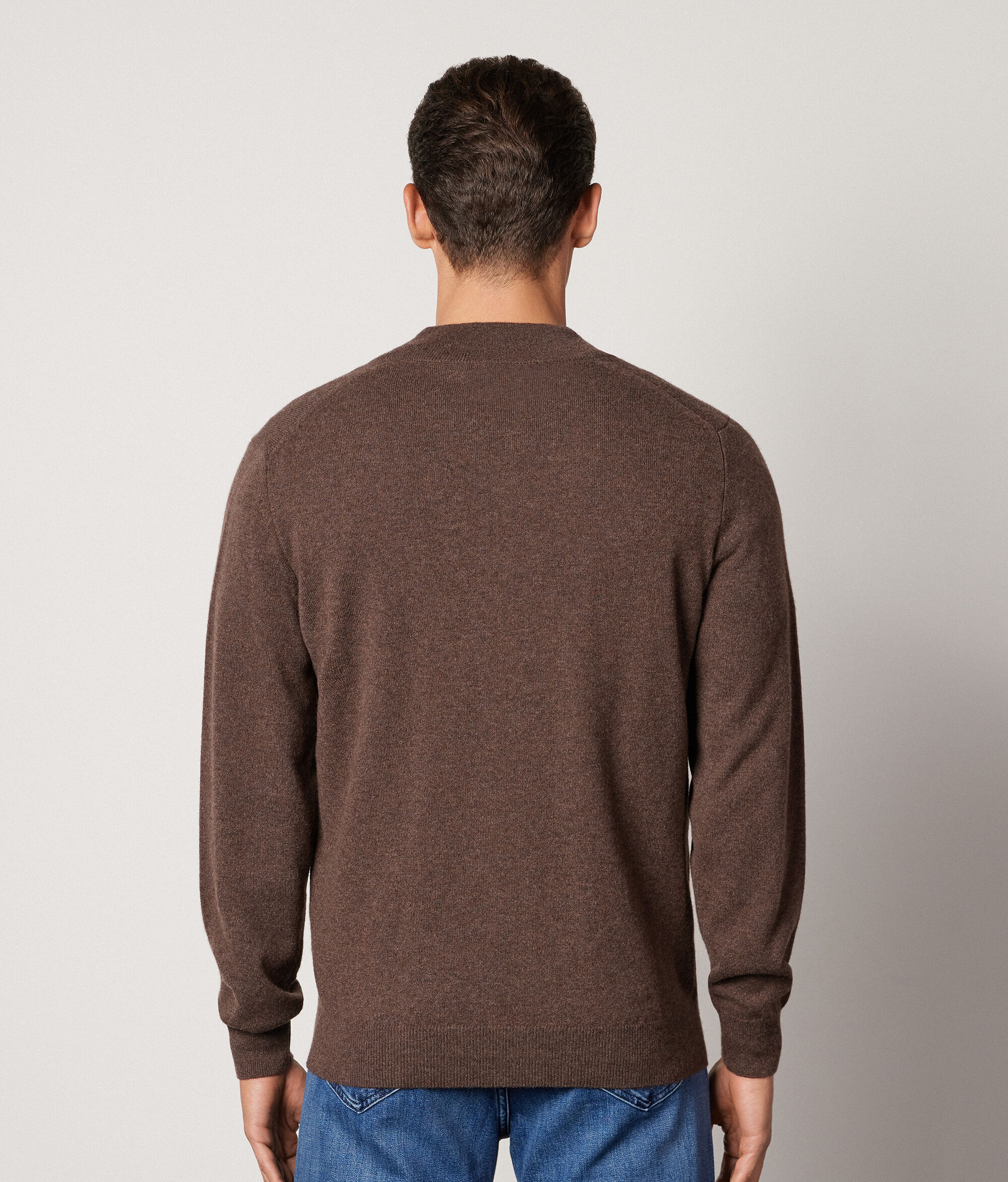 Jersey con cremallera para hombre de Cashmere Ultrasoft