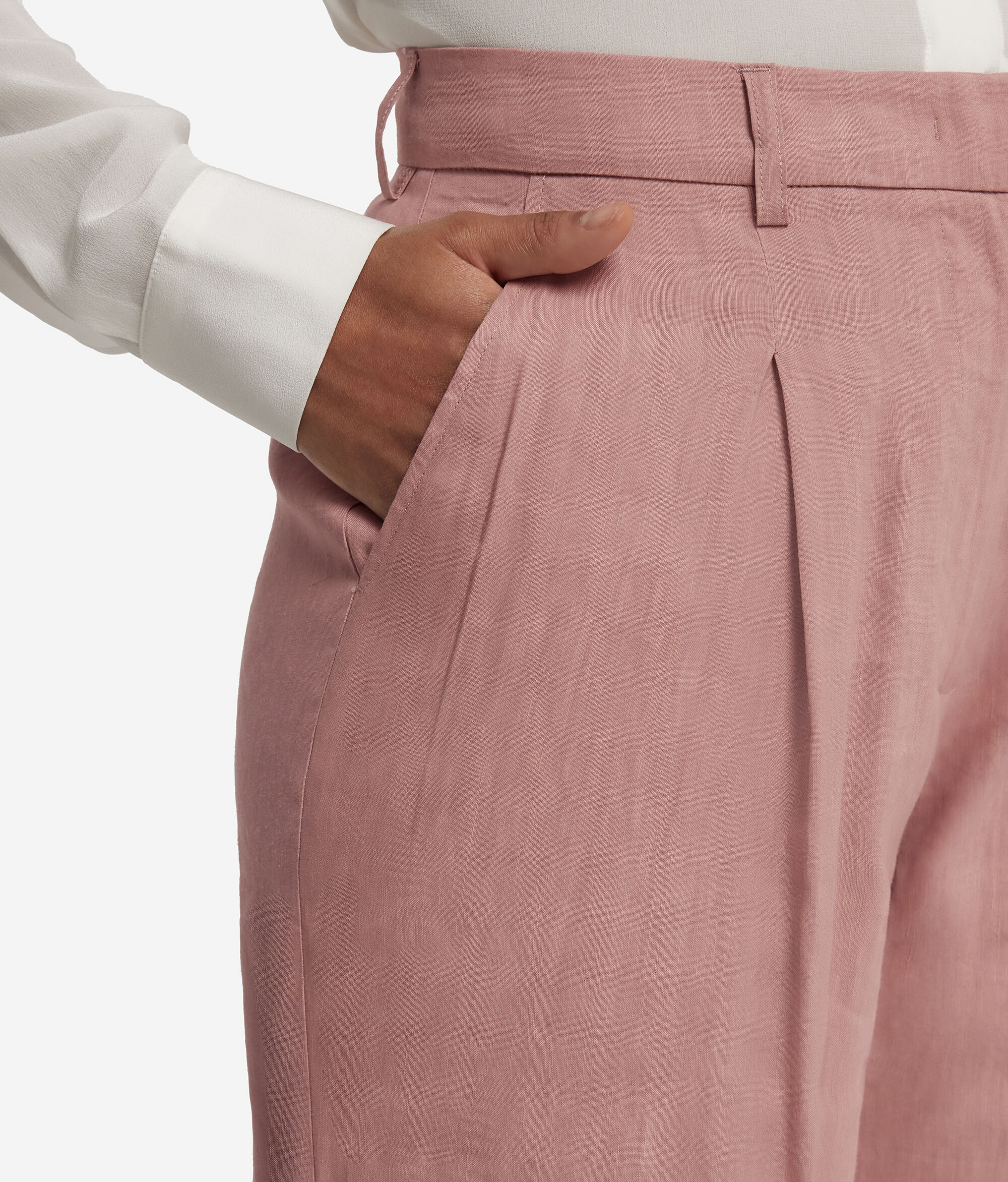 Pantalone palazzo lino viscosa