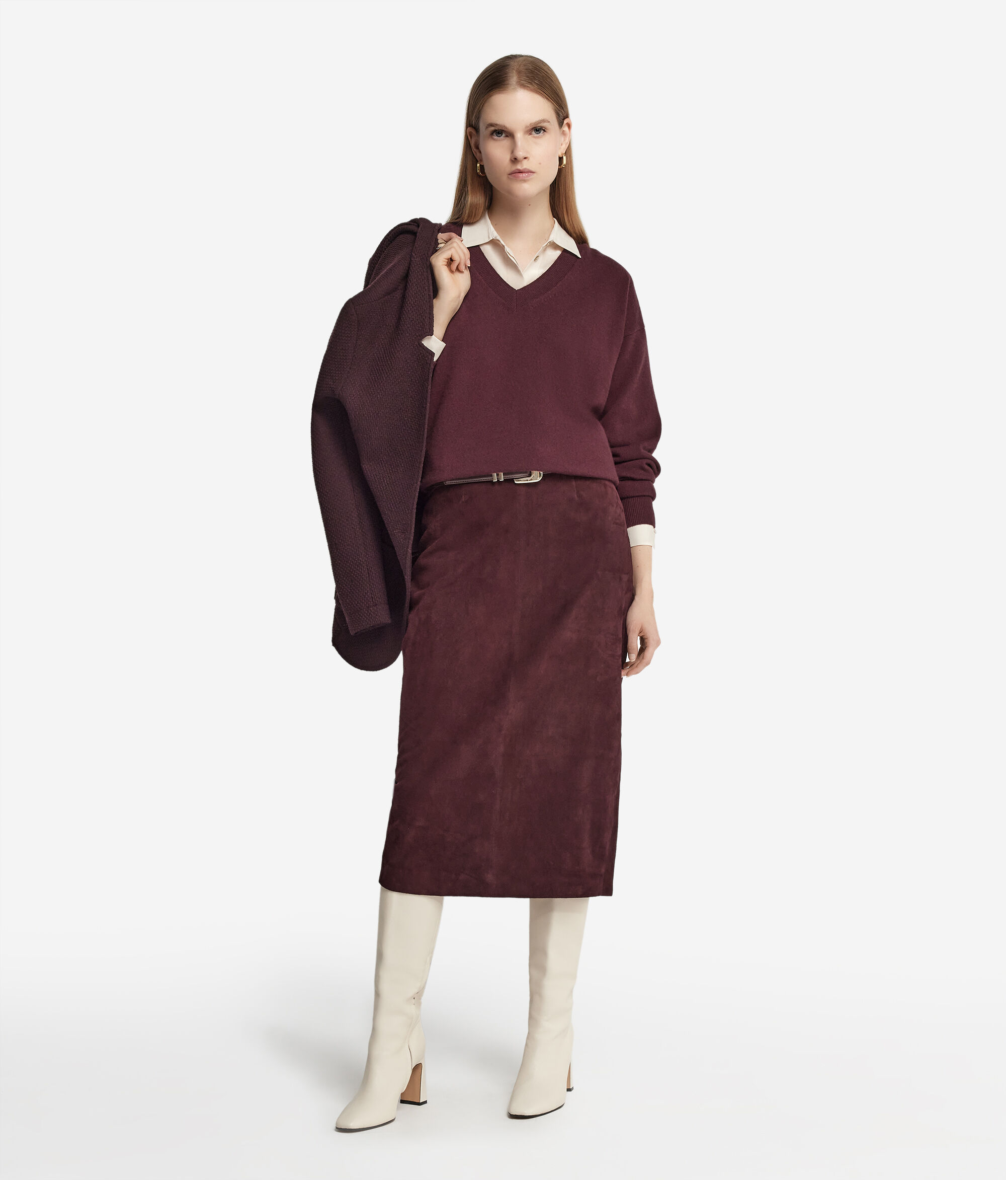 Ultrasoft Cashmere V-Neck Jumper
