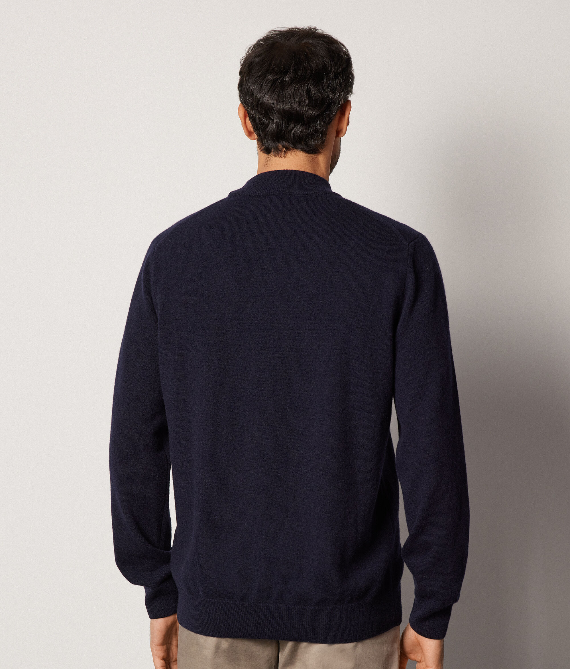 Pull à col montant en cachemire ultra-doux