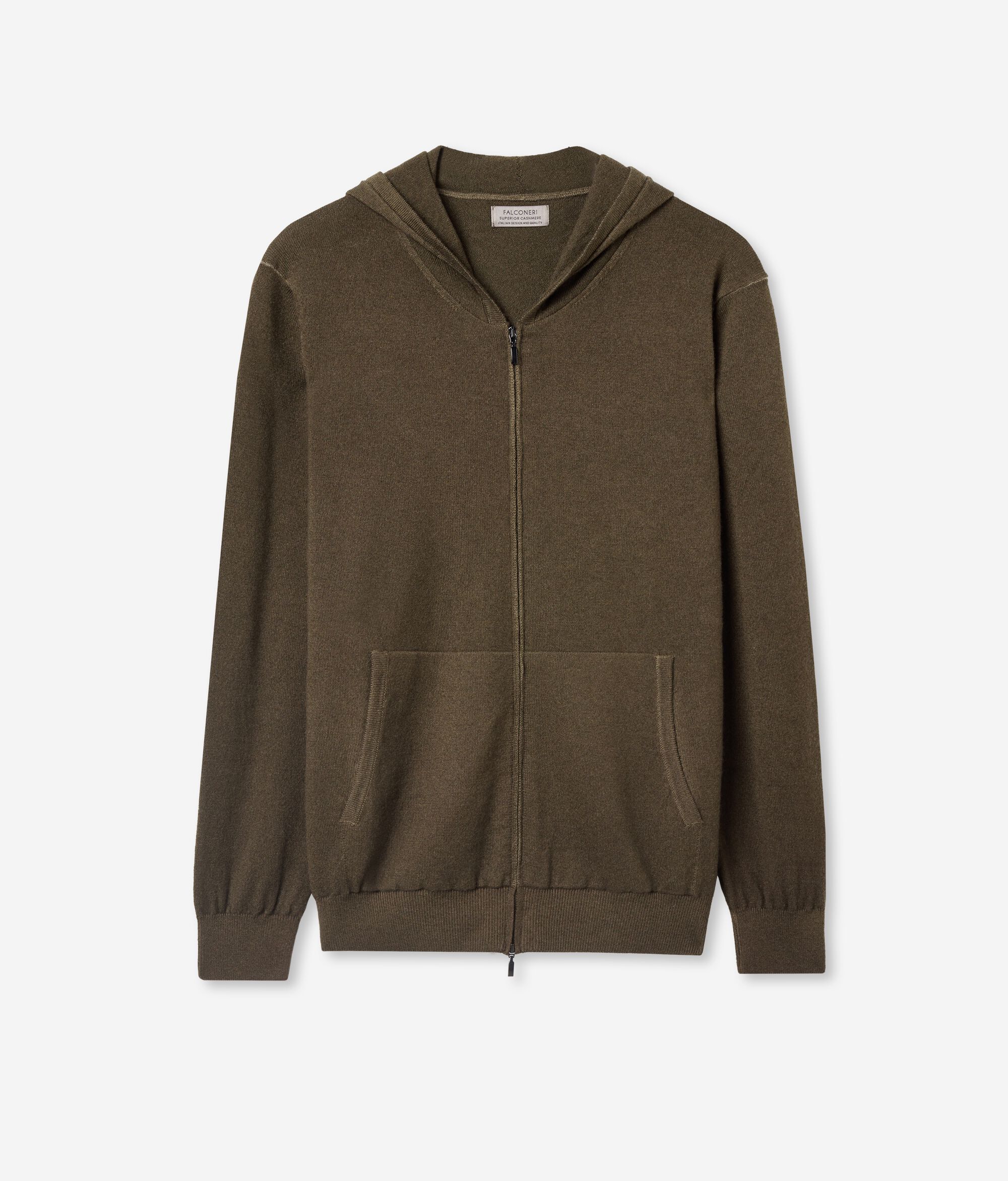 Sweatjacke aus Kaschmir Ultrasoft