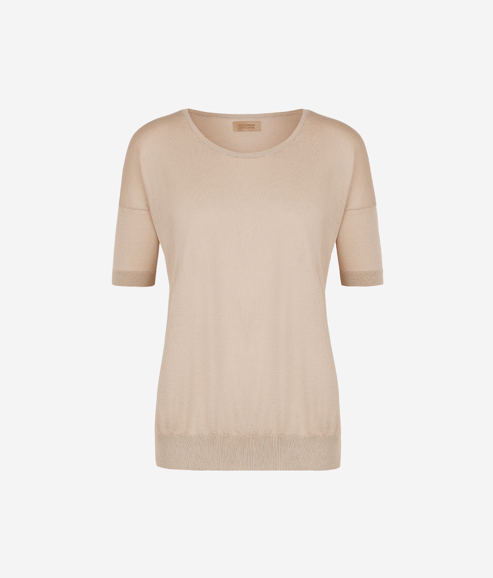 Джемпер из шелка и хлопка