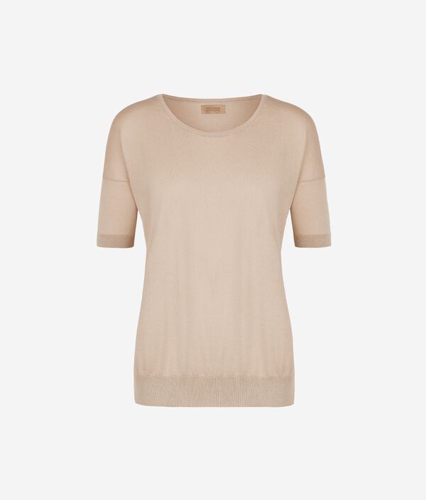 Джемпер из шелка и хлопка