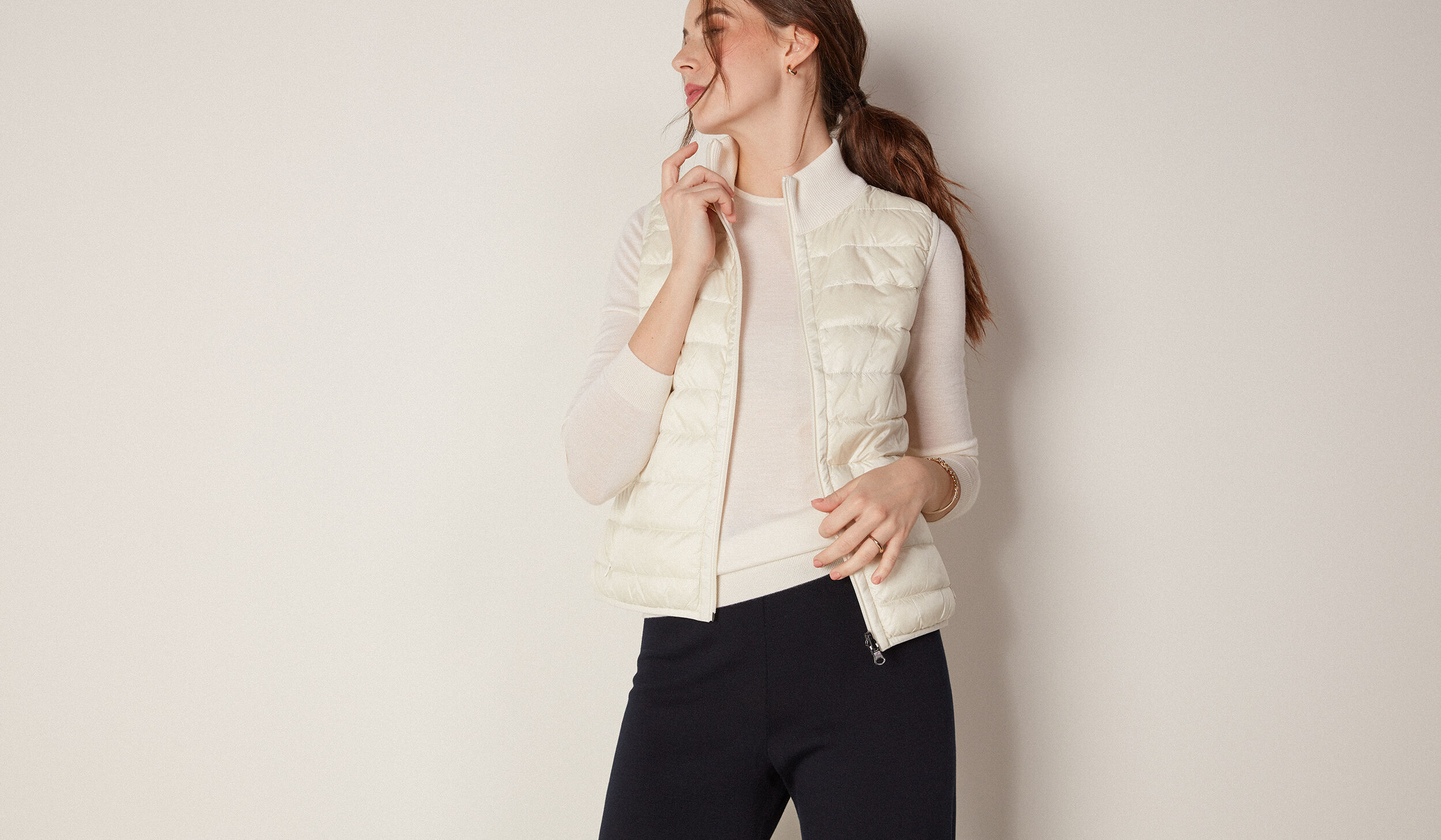 Reversible Cashmere Down Vest
