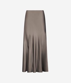 Юбка из атласного шелка