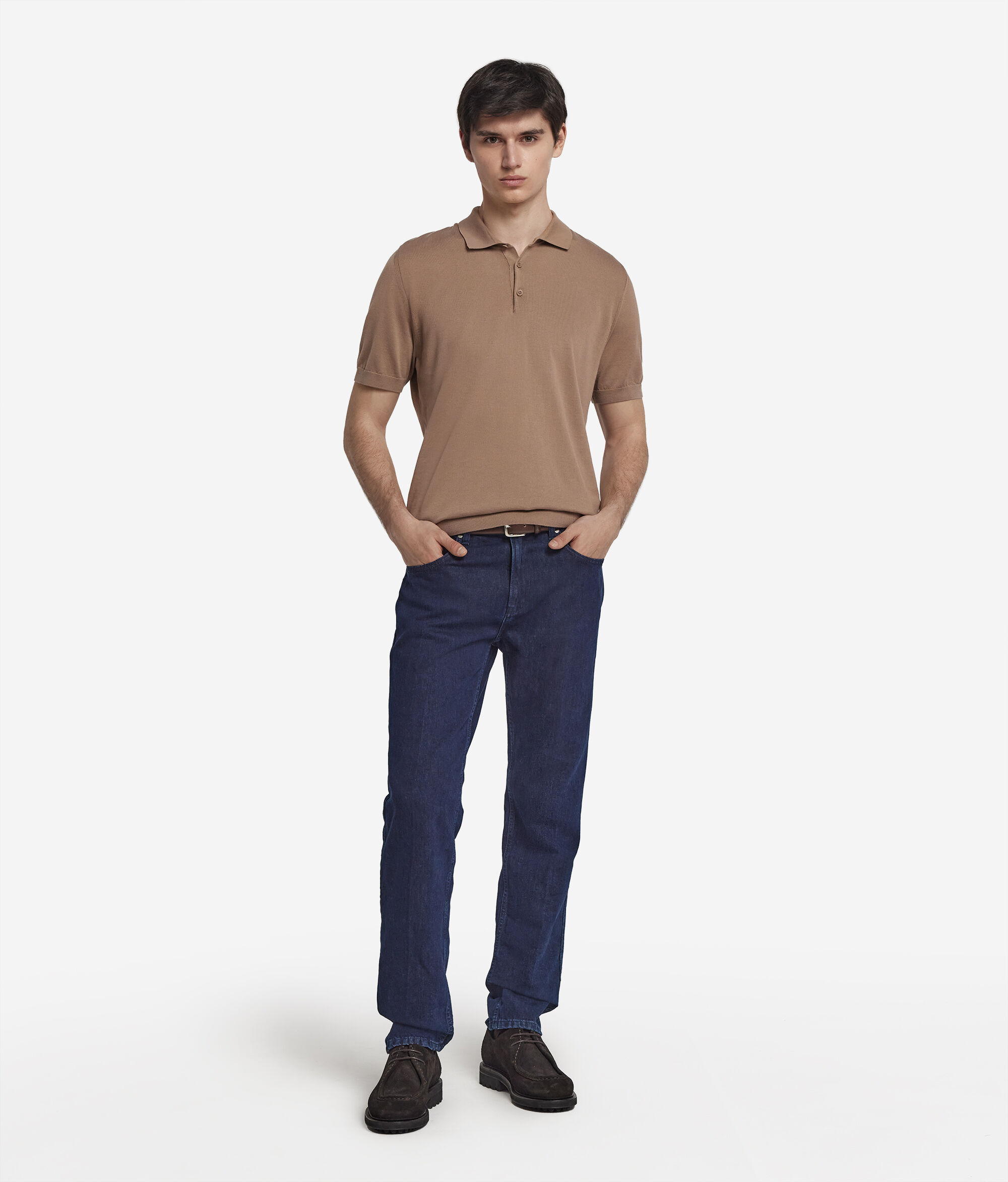 Poloshirt mit kurzen Ärmeln aus Baumwolle Fresh