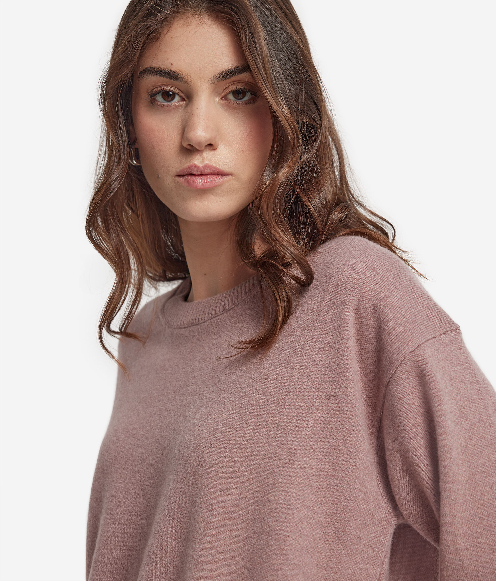Ultrasoft Cashmere sweater with slits