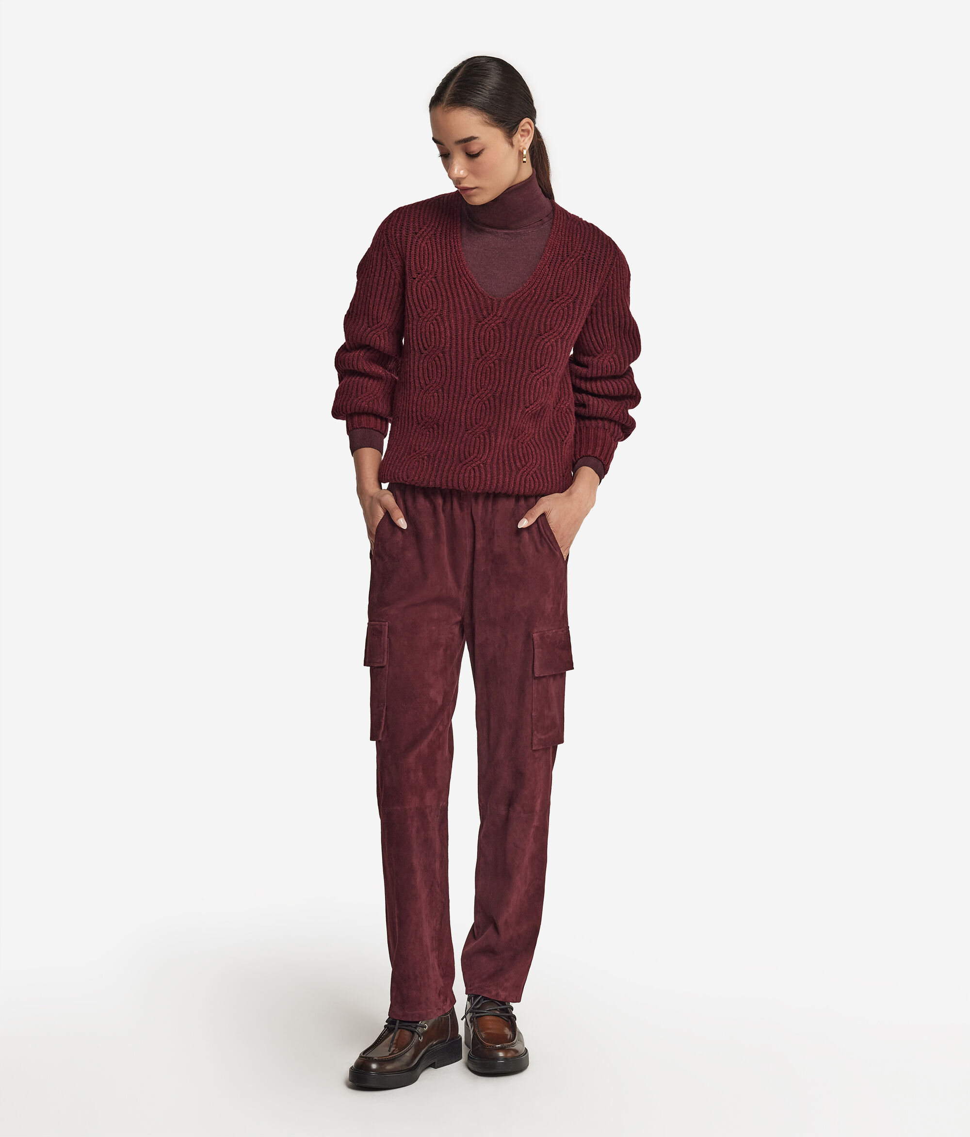 Μπλούζα με Λαιμόκοψη V από Ultrasoft Cashmere