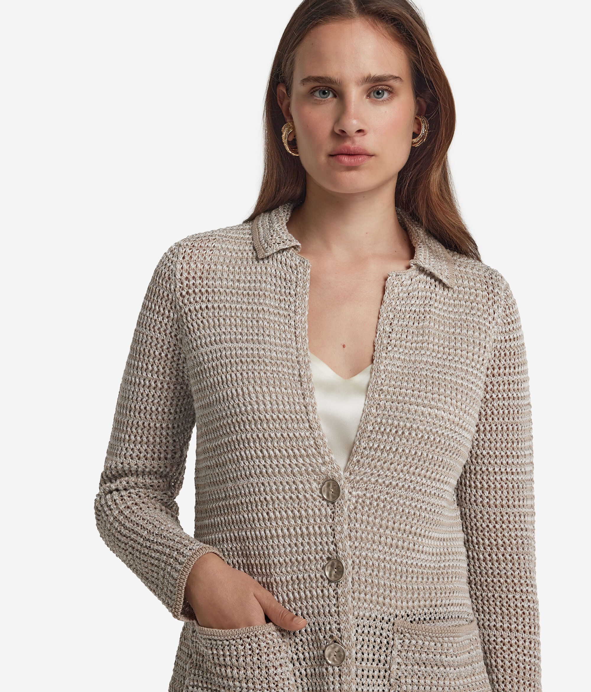 Gilet effet cordon