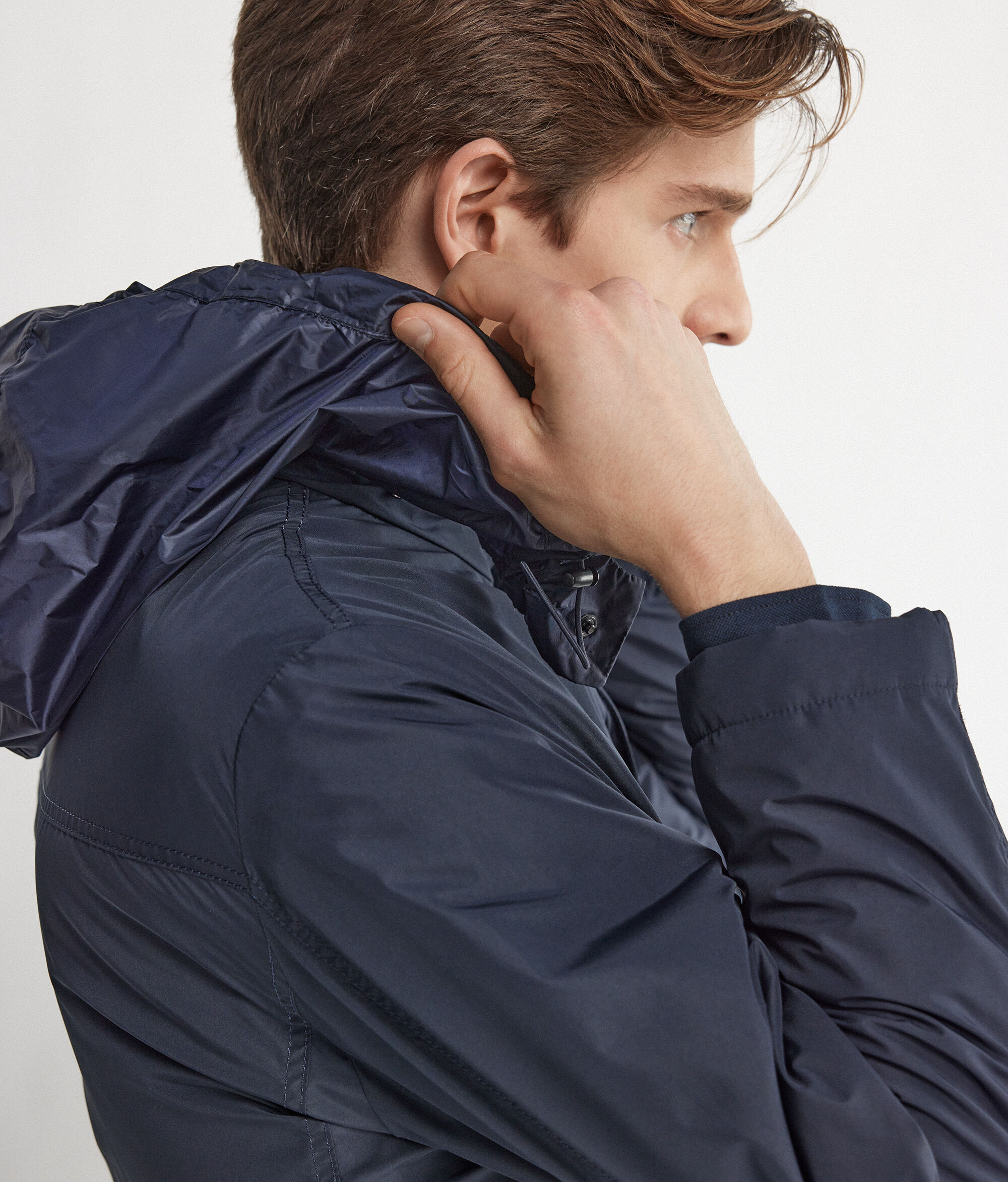Parka technique en cachemire