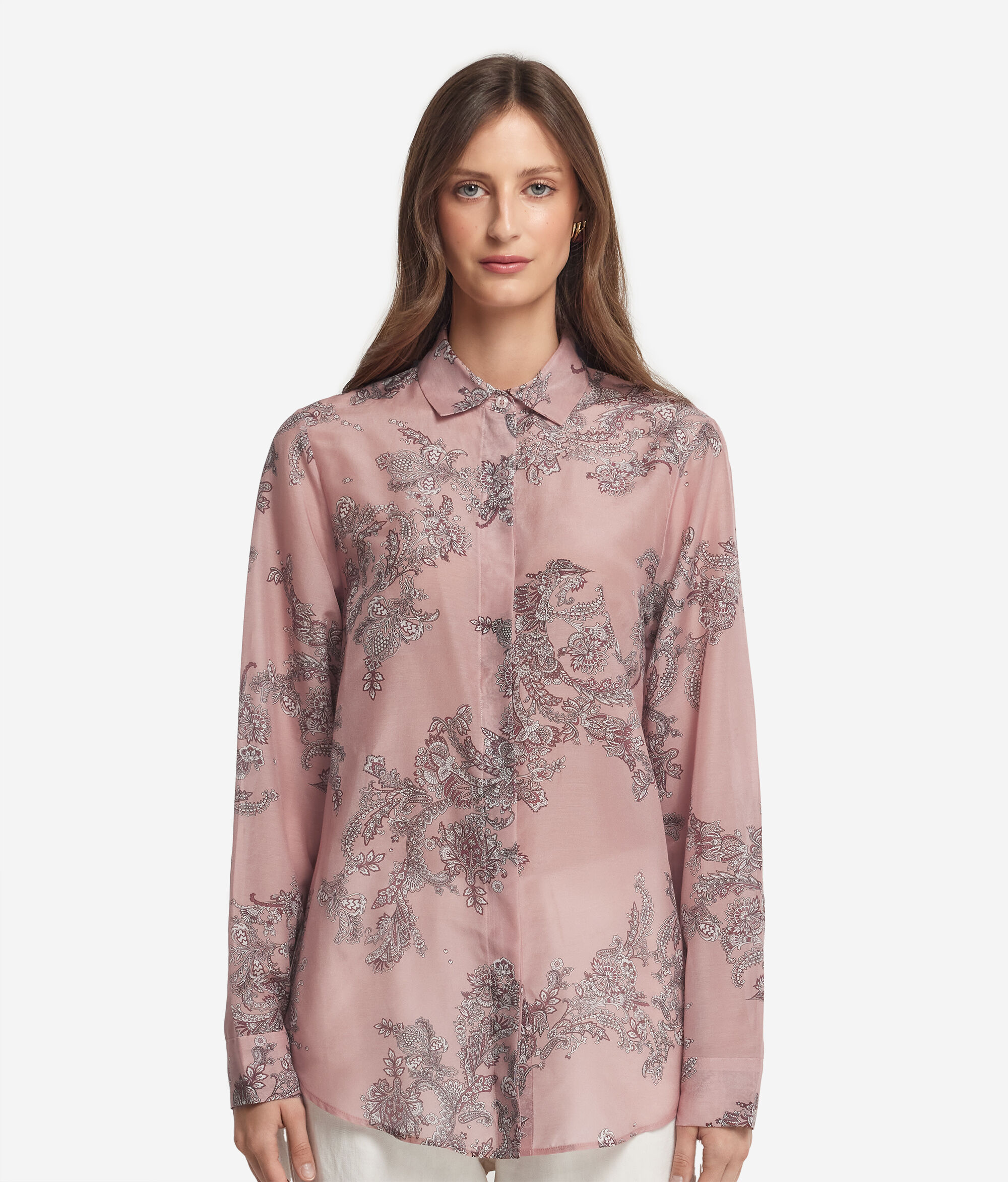 Printed Muslin Shirt