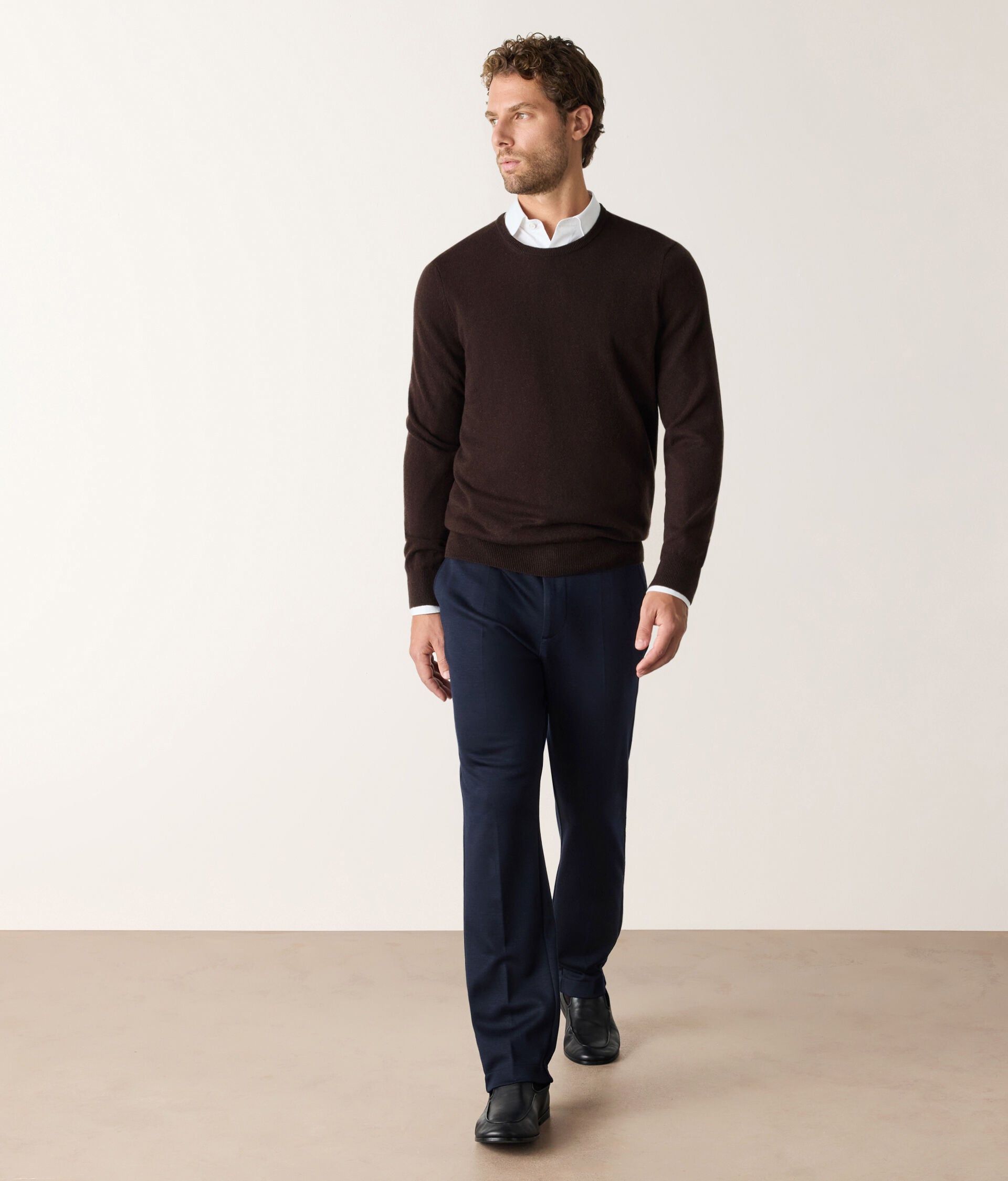 Pull en cachemire ultra-doux à col rond