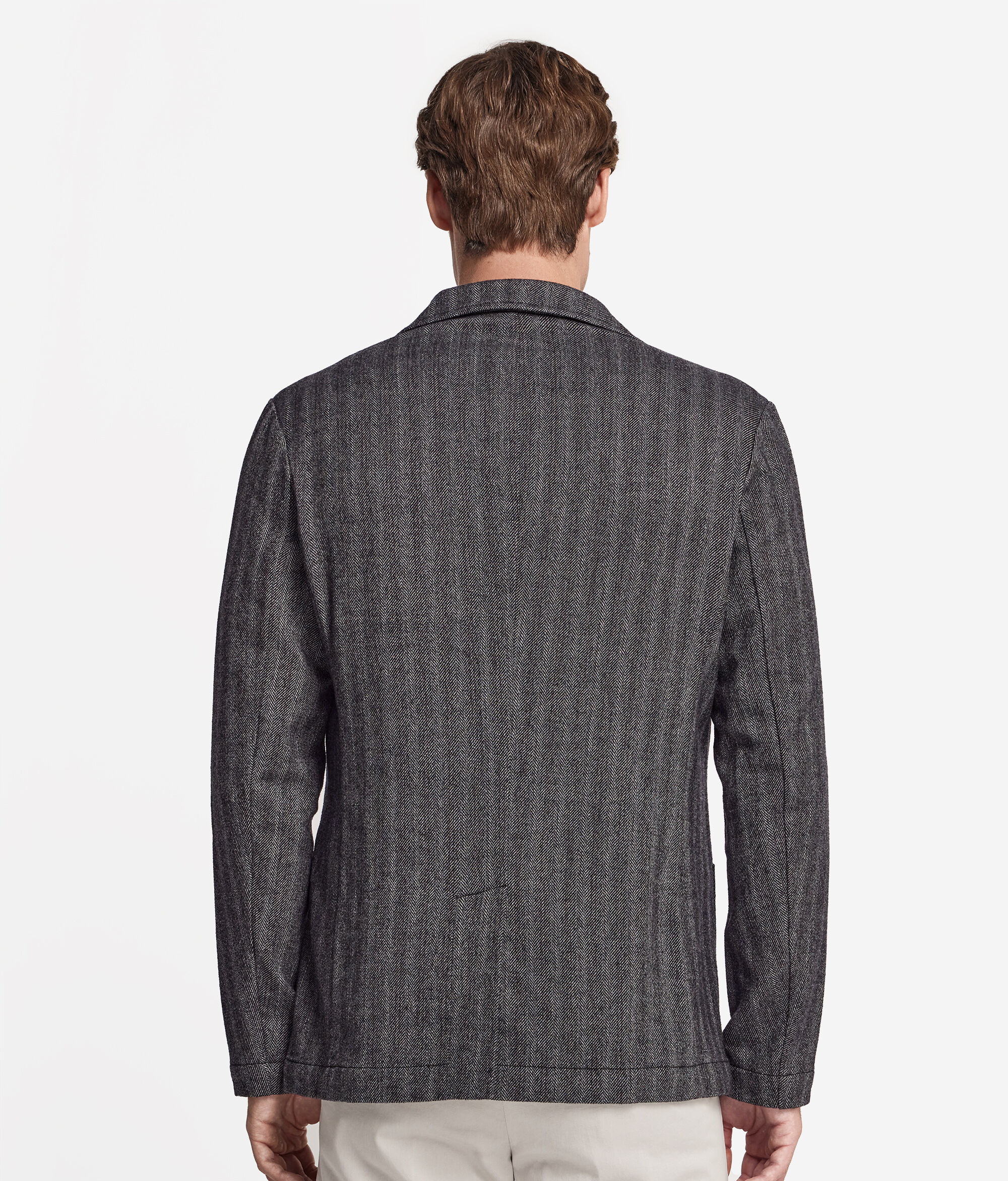 ch!iiibag Wool Pinstripe Jacket 36 グレー