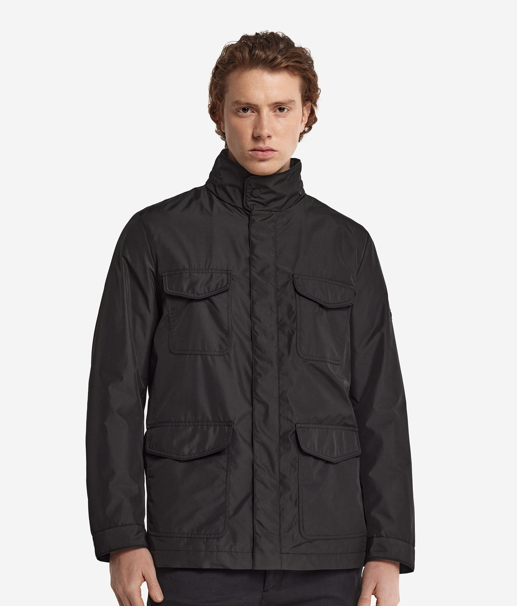 Cashmere Technical Fabric Safari Jacket