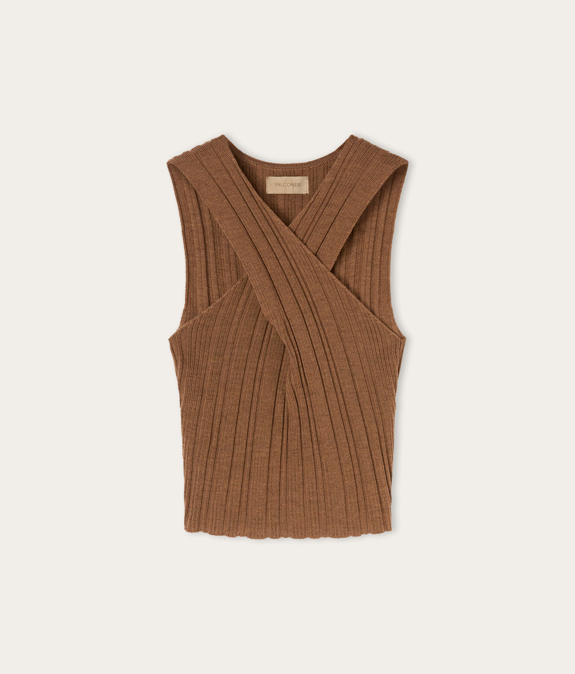 Ribbed wool top