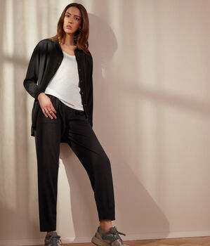 Pantalone in Cashmere Ultrafine con Polsino