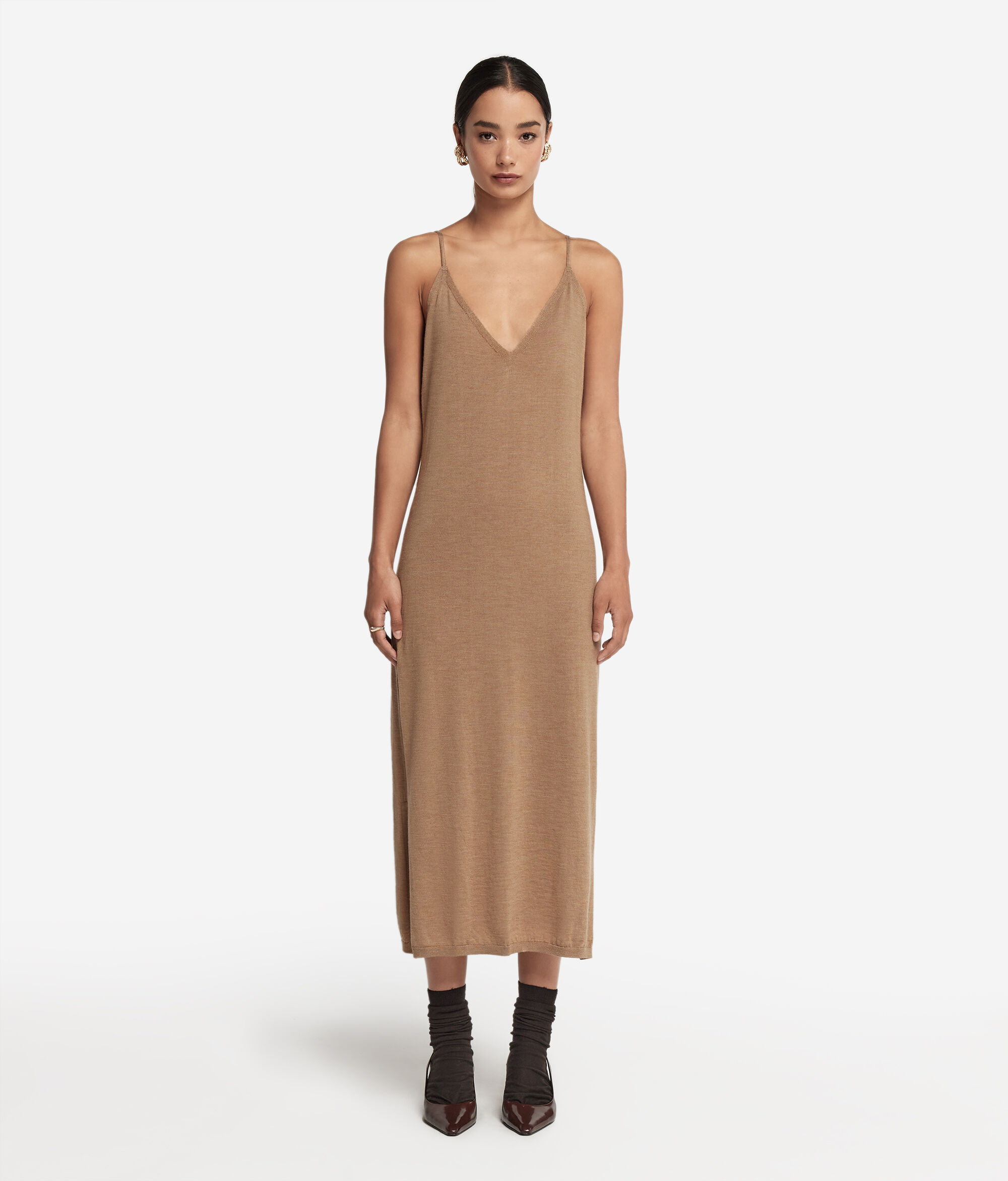 Kleid im Lingeriestil aus Kaschmir Ultrafine