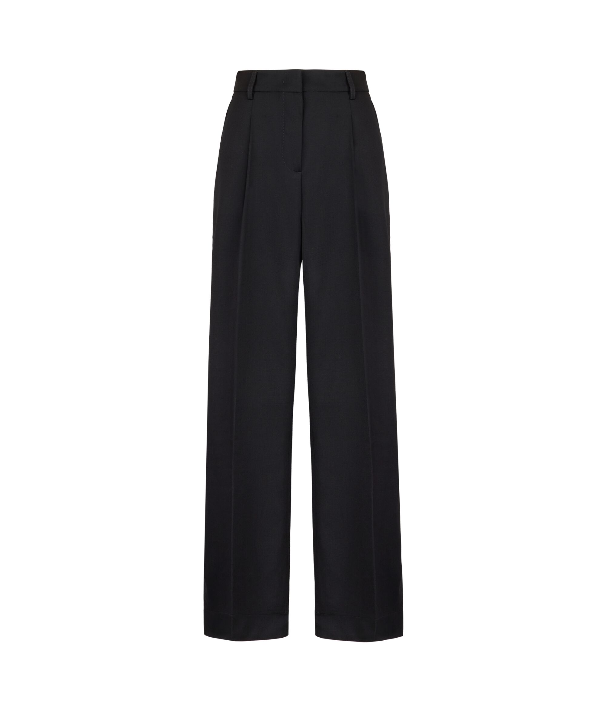 Wool palazzo trousers