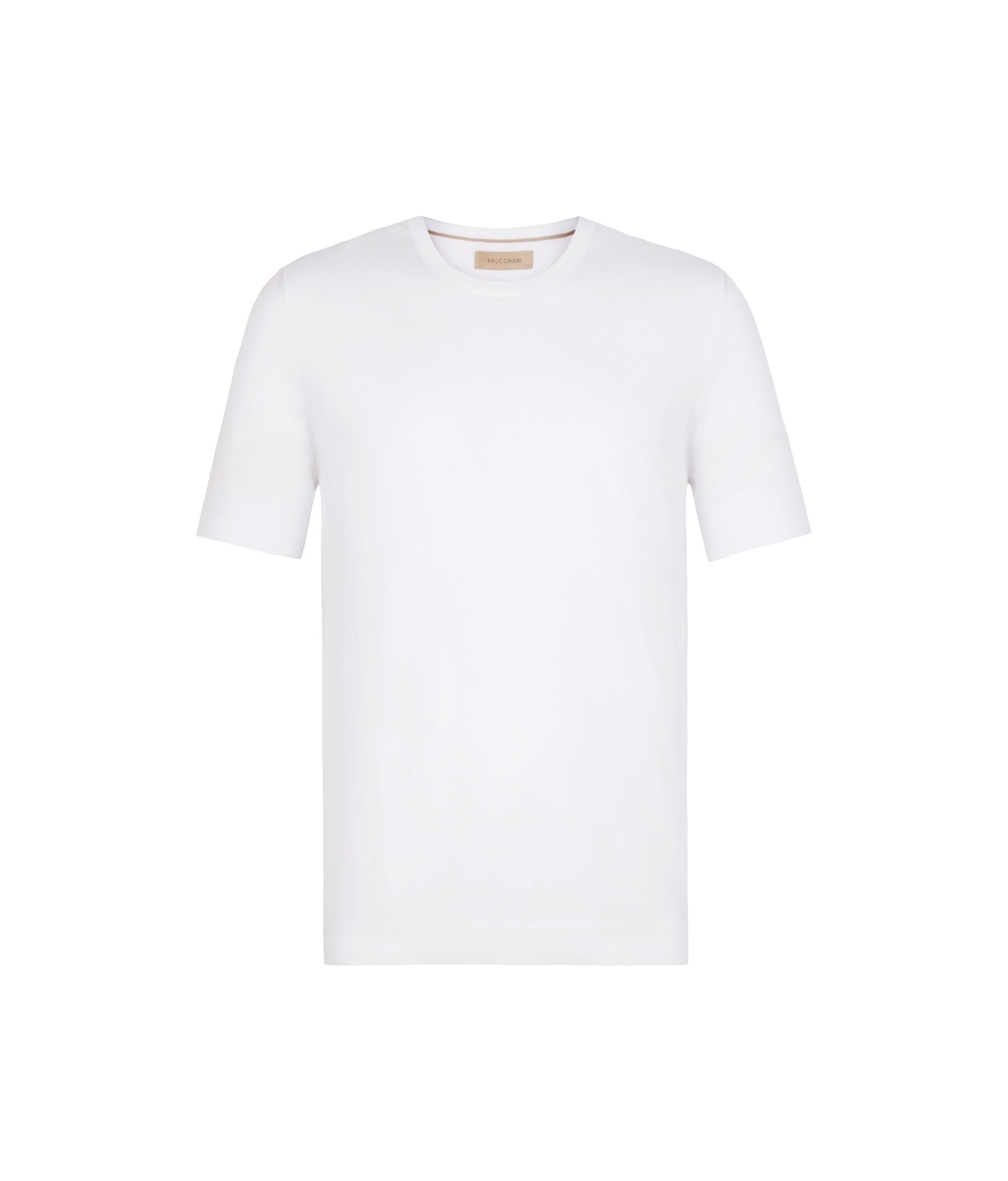 Rundhals-T-Shirt aus Baumwolle