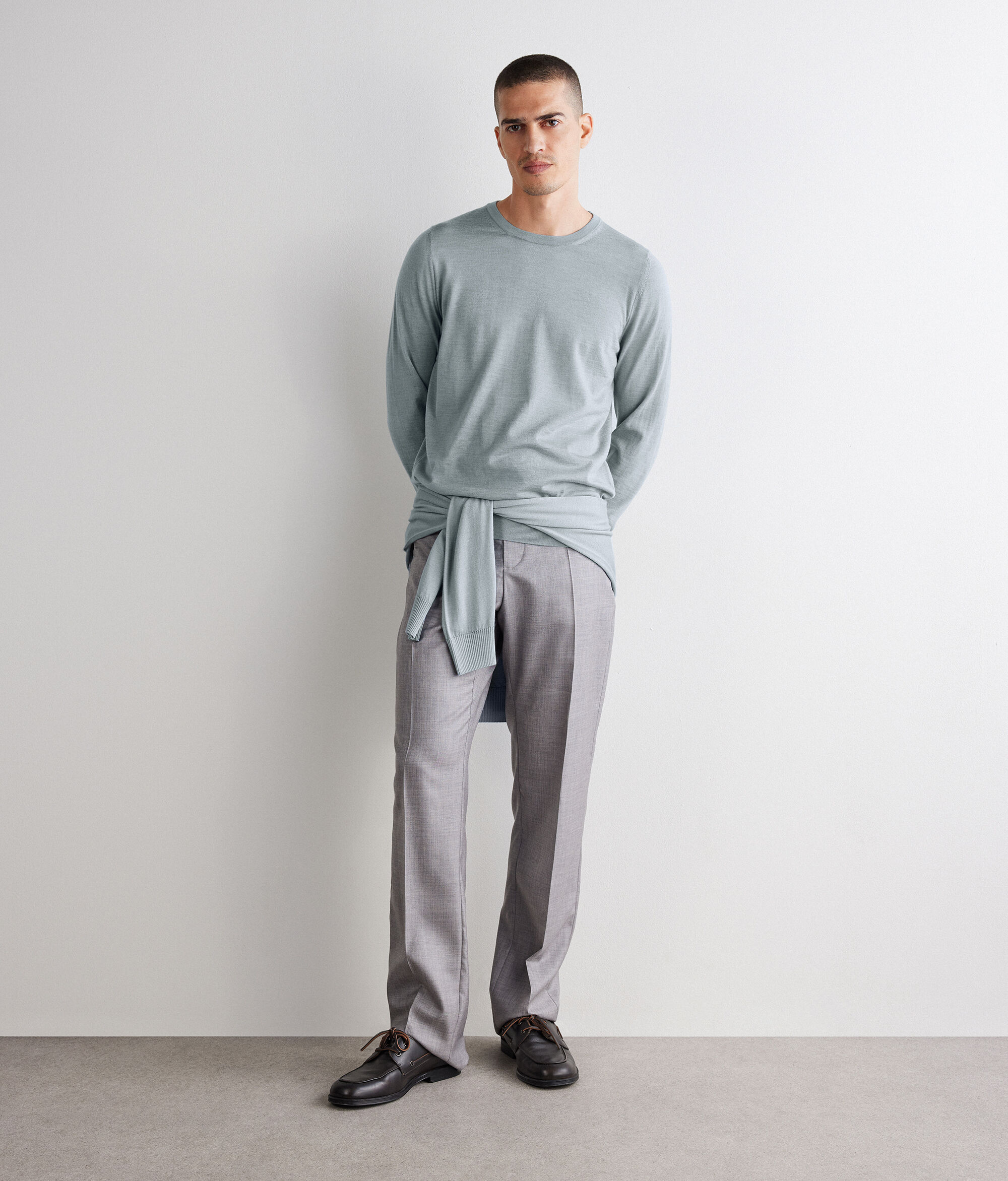 Round-Neck Ultrafine Cashmere Jumper