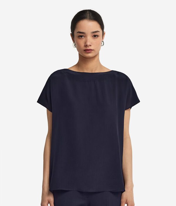 Блуза из шелка и модала