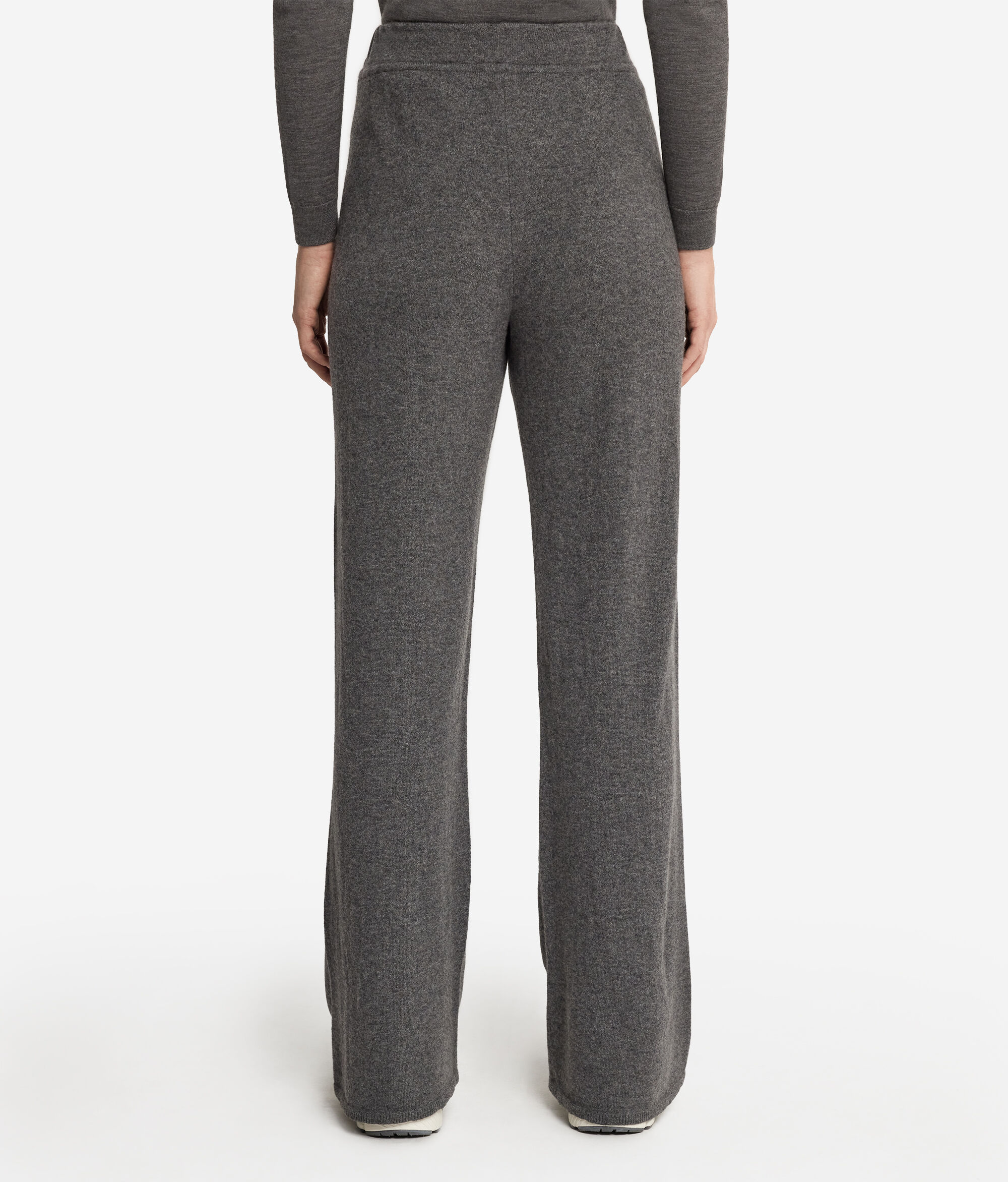 Pantalón palazzo de cashmere ultrasoft