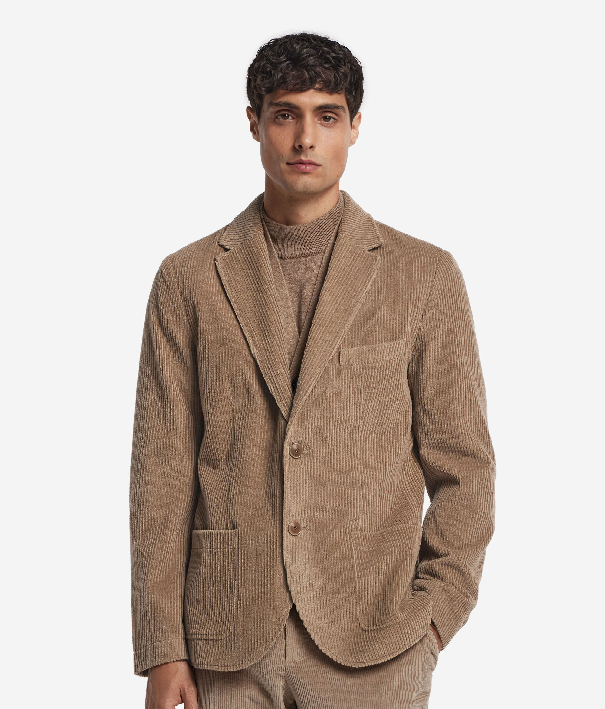 Фактурный жакет из шерсти и кашемира