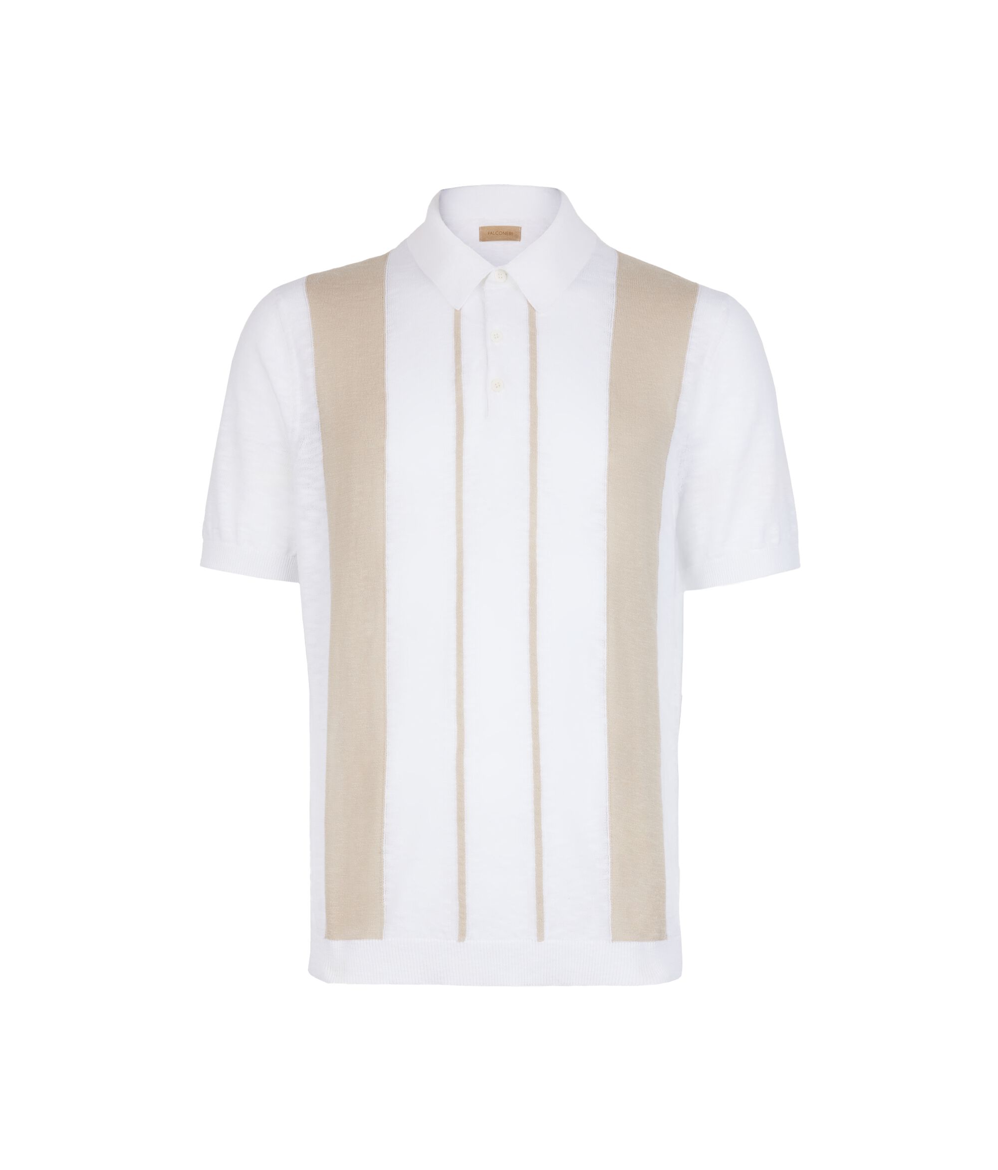 Twist Inlay Polo Shirt in Cotton