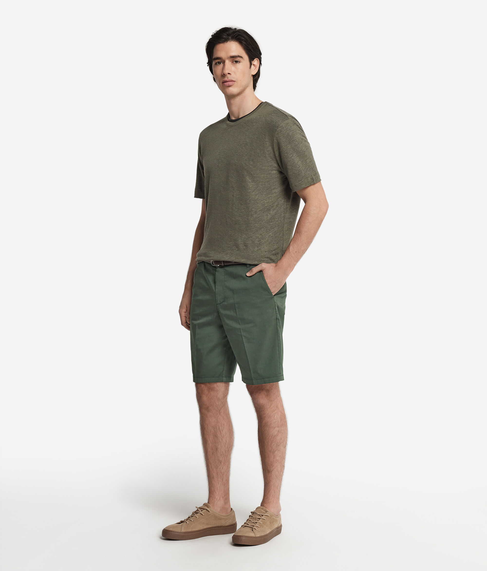 Шорты из хлопка