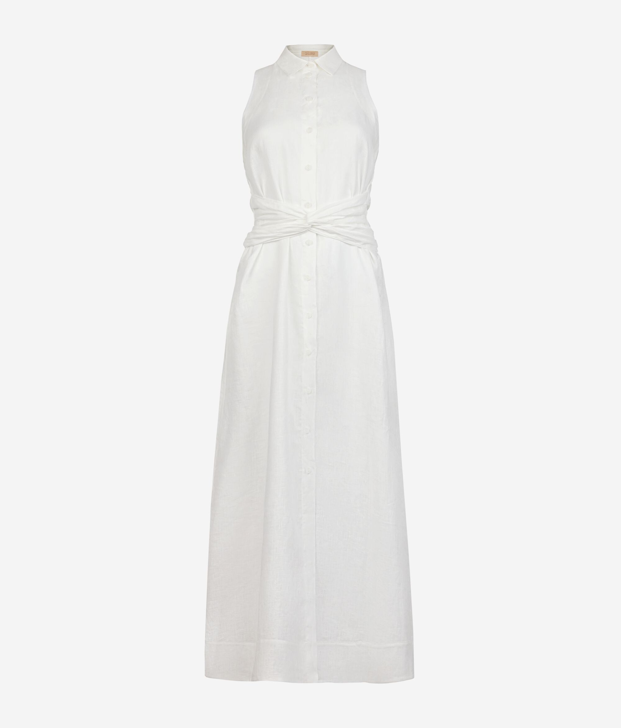 Linen Cross-Band Dress