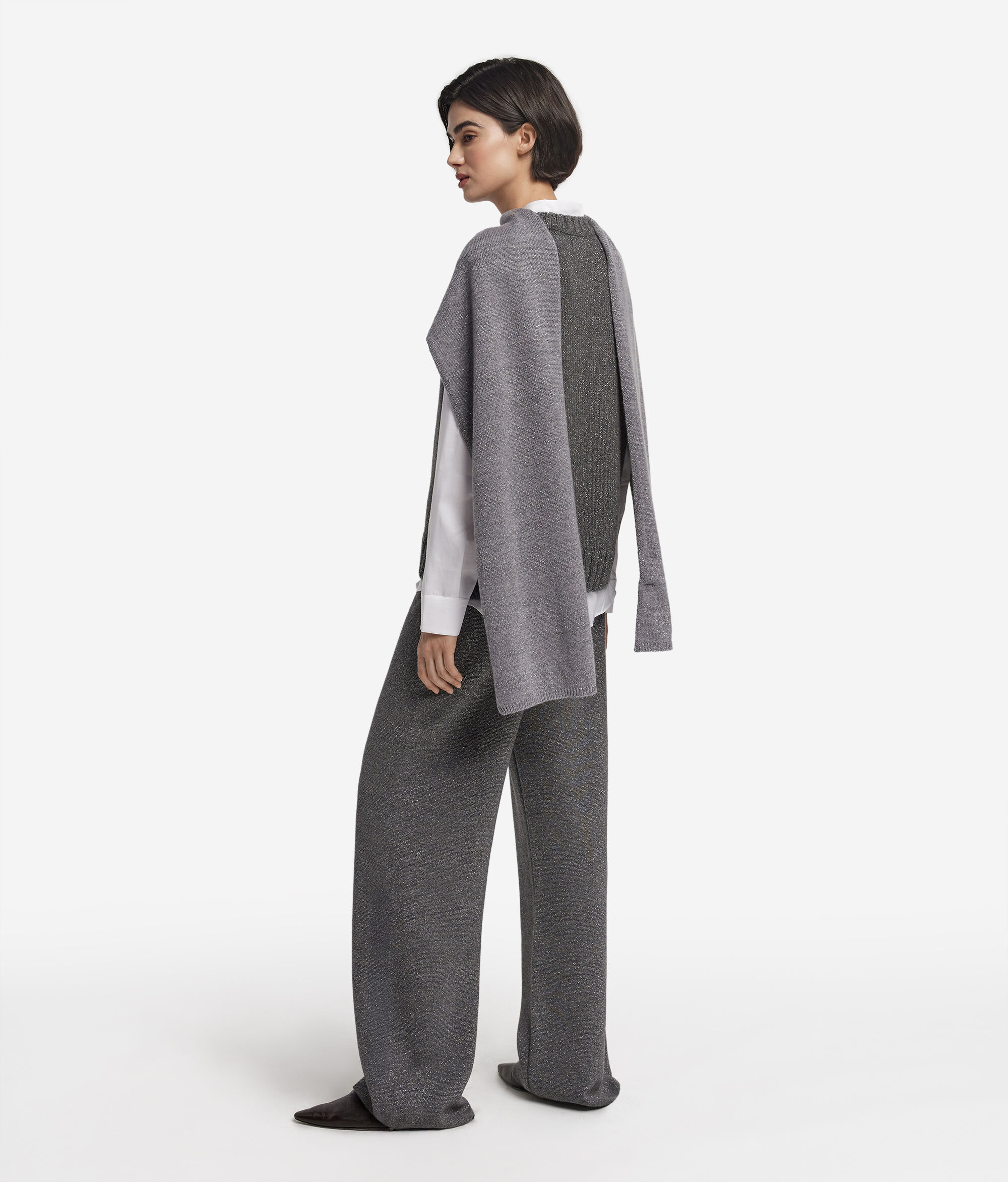 Sciarpa in Cashmere Ultrasoft e paillettes