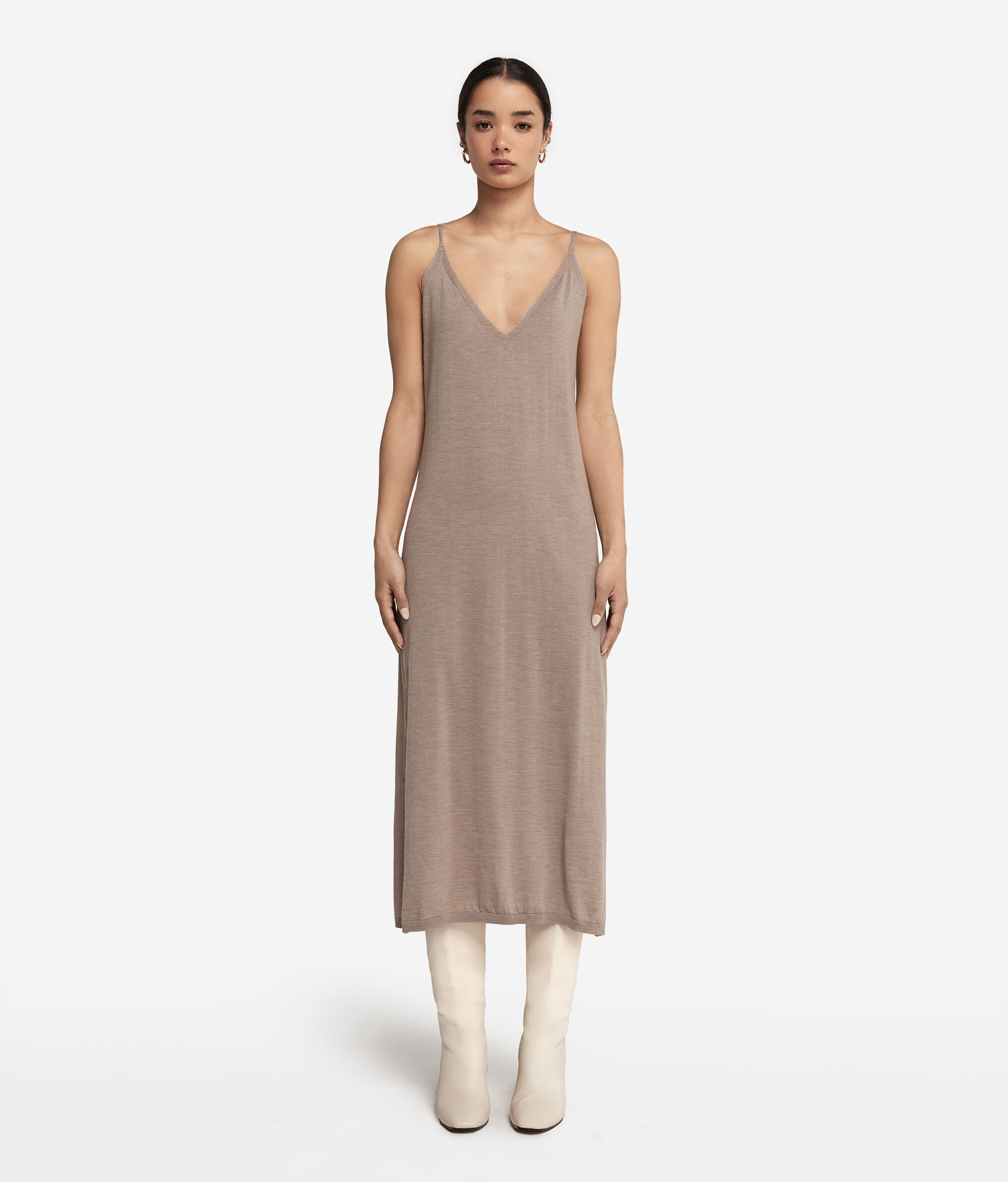 Kleid im Lingeriestil aus Kaschmir Ultrafine